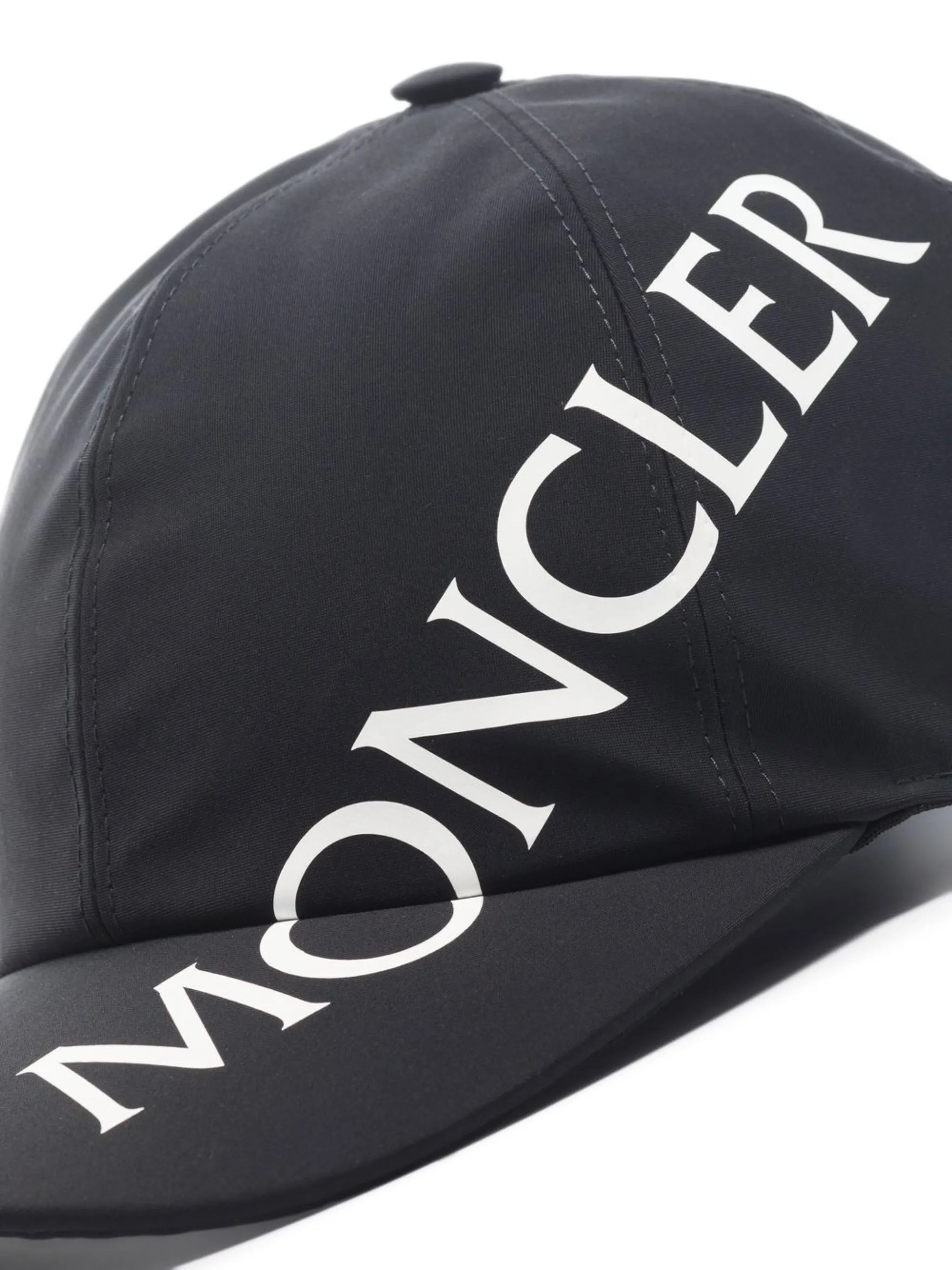 diagonal logo-print baseball cap