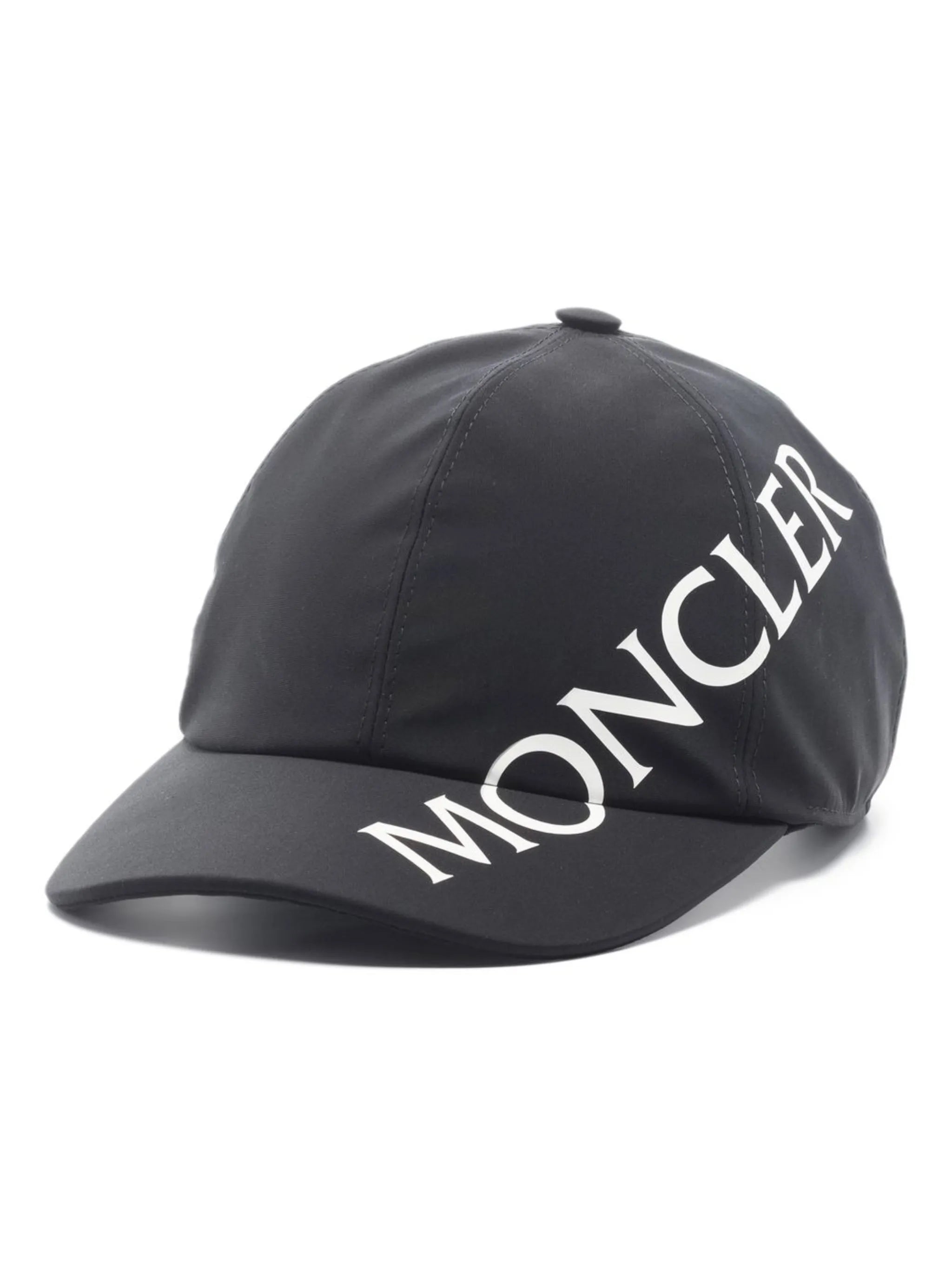 diagonal logo-print baseball cap