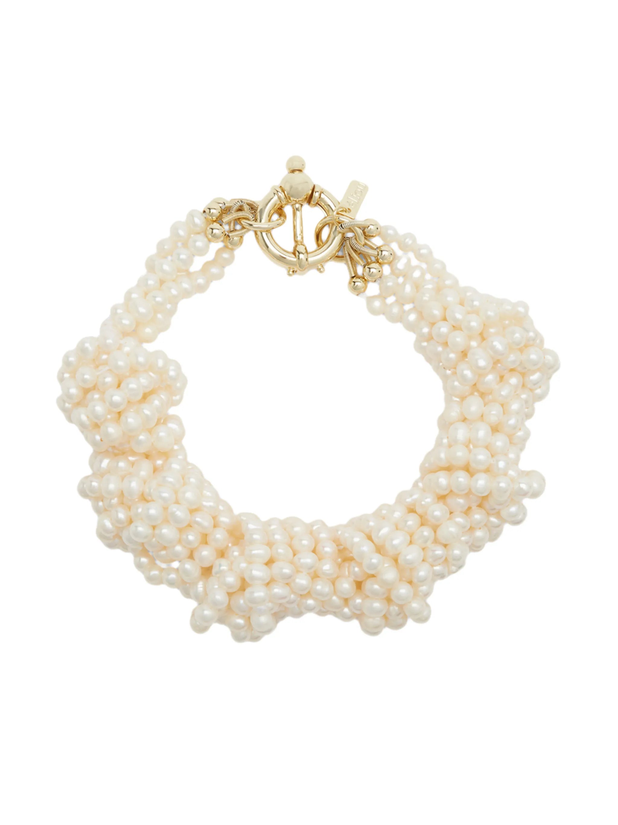 Gabriel knotted pearl bracelet