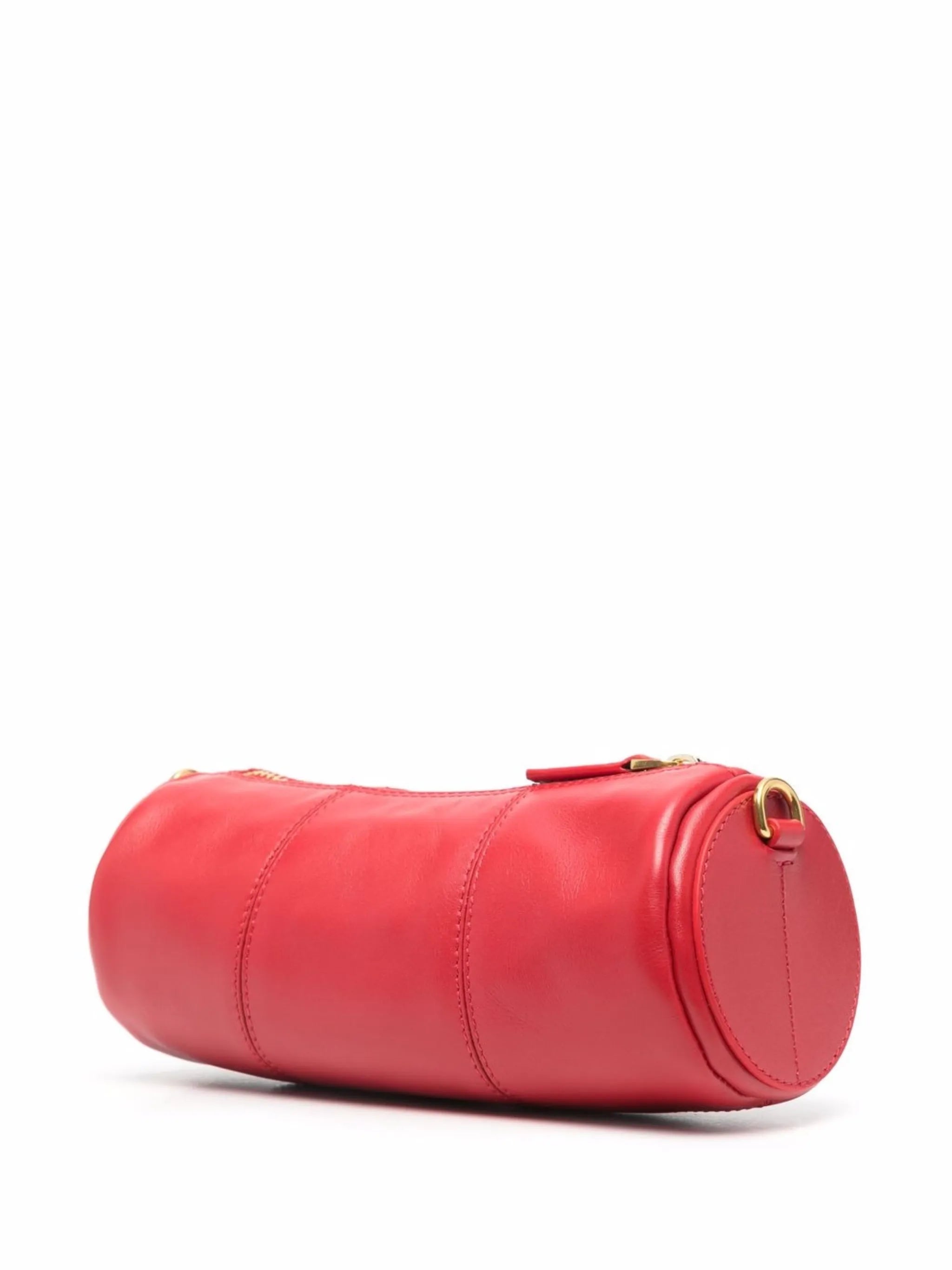 mini Ruched Cylinder shoulder bag