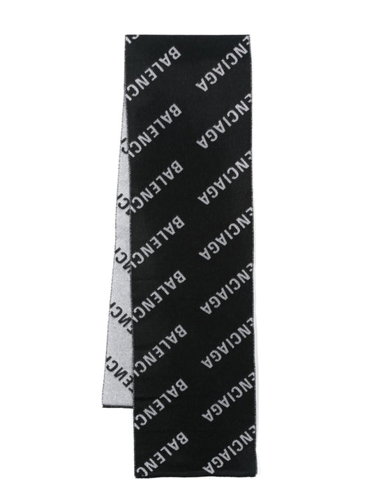 Allover Logo Macro scarf