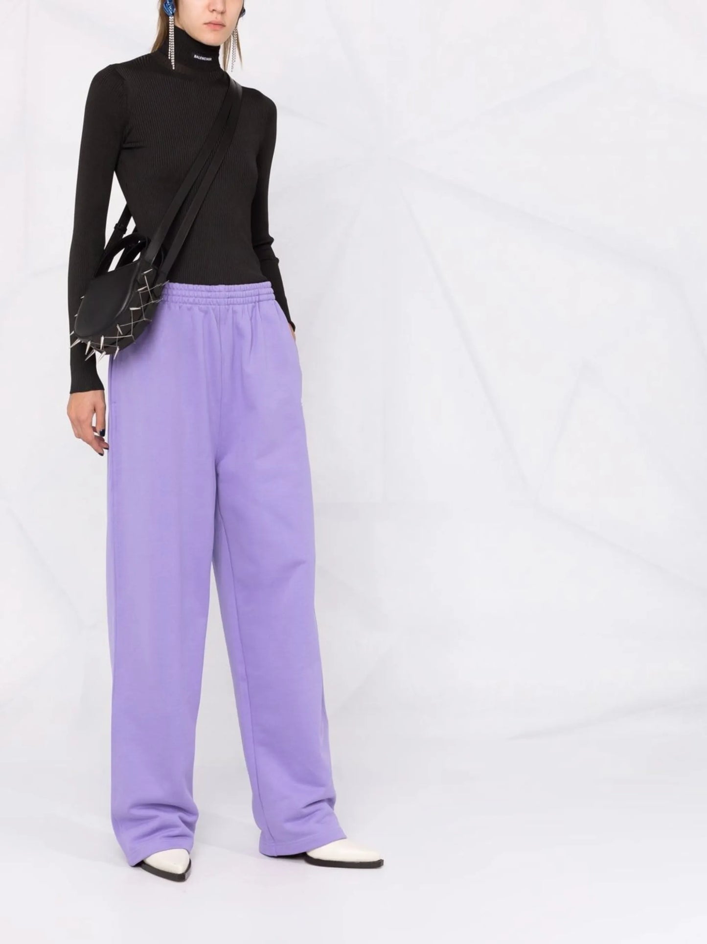 logo ribbed knit jumper