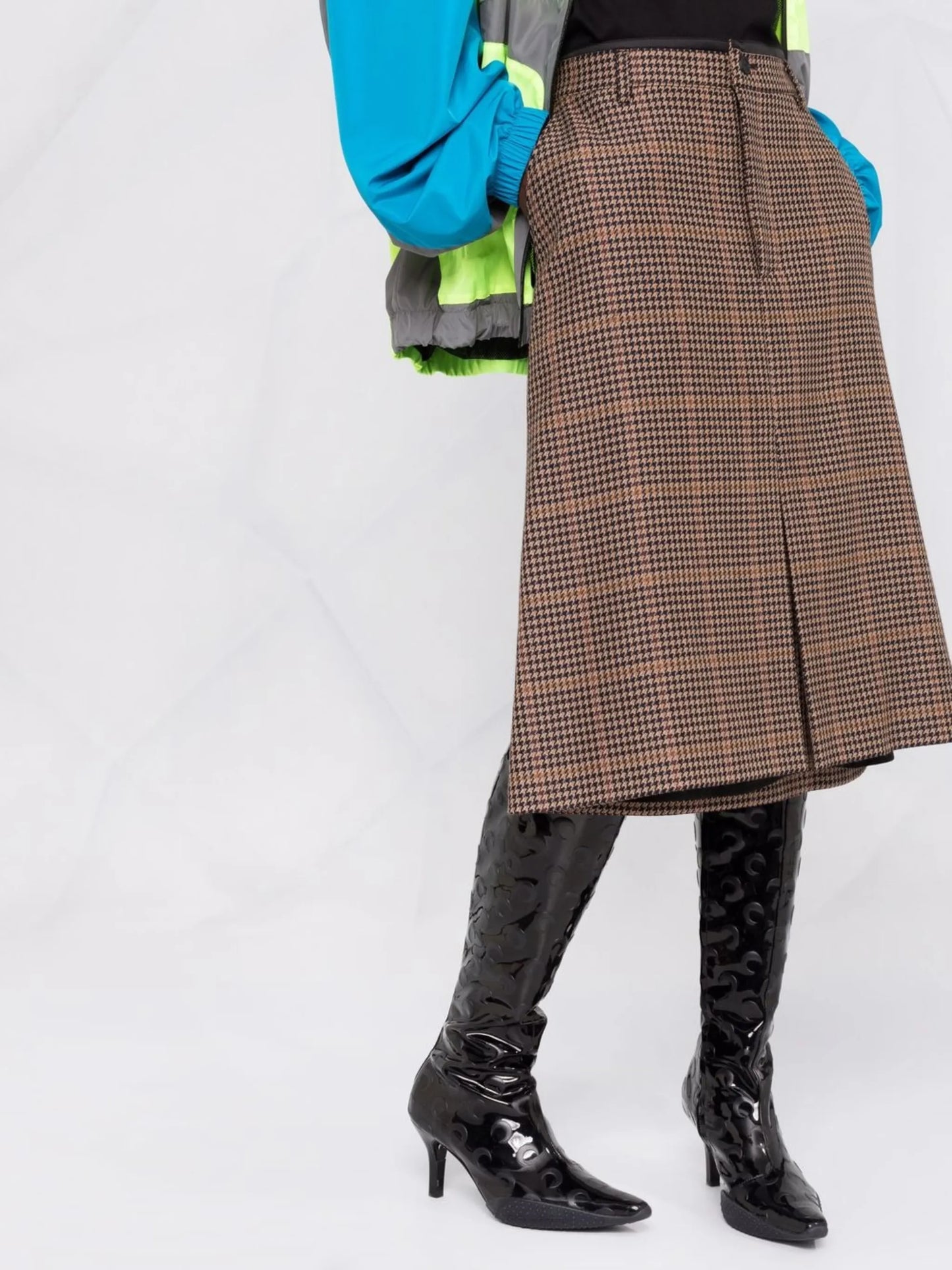 flat box pleat skirt