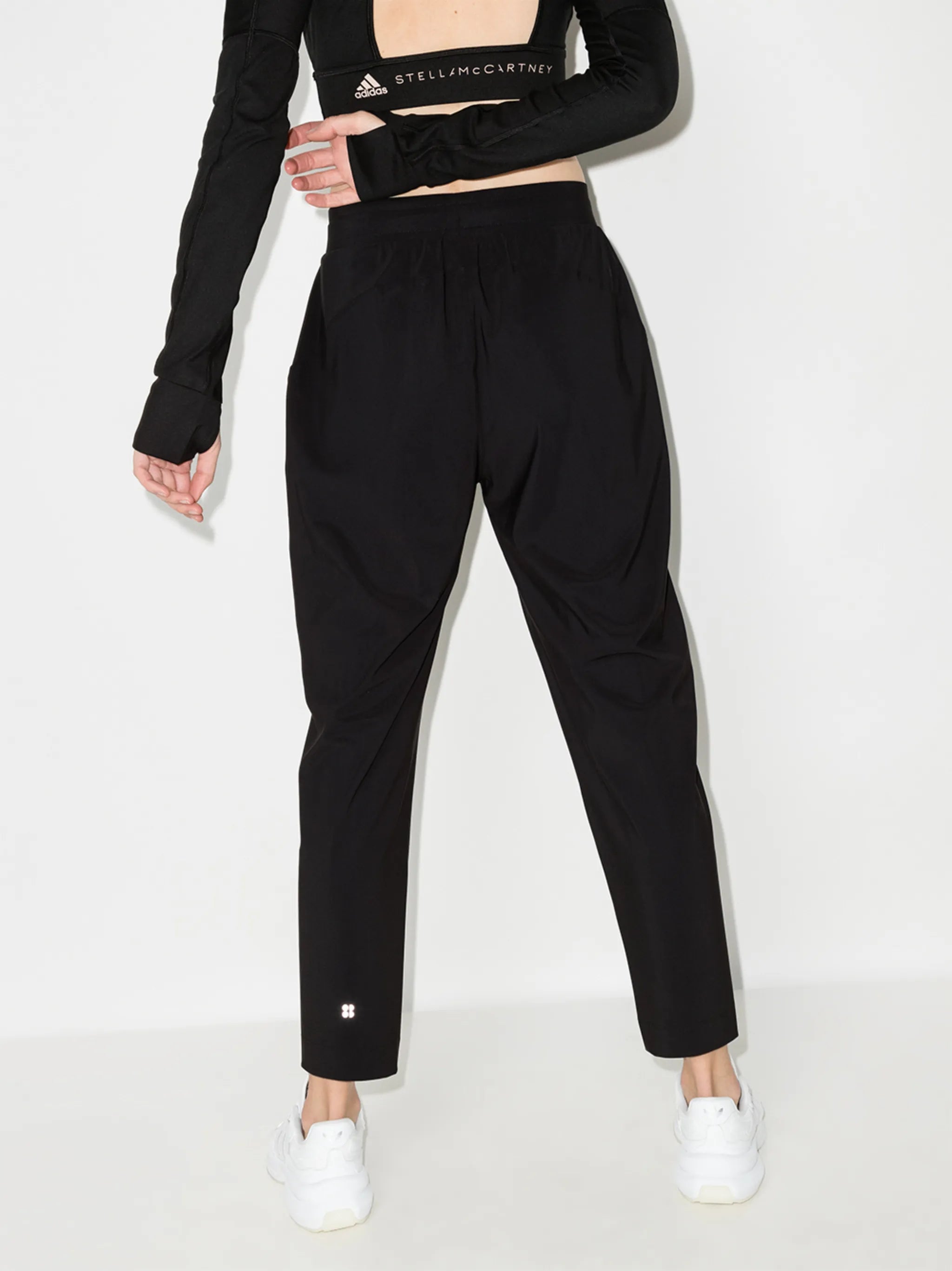 Explored drawstring track pants