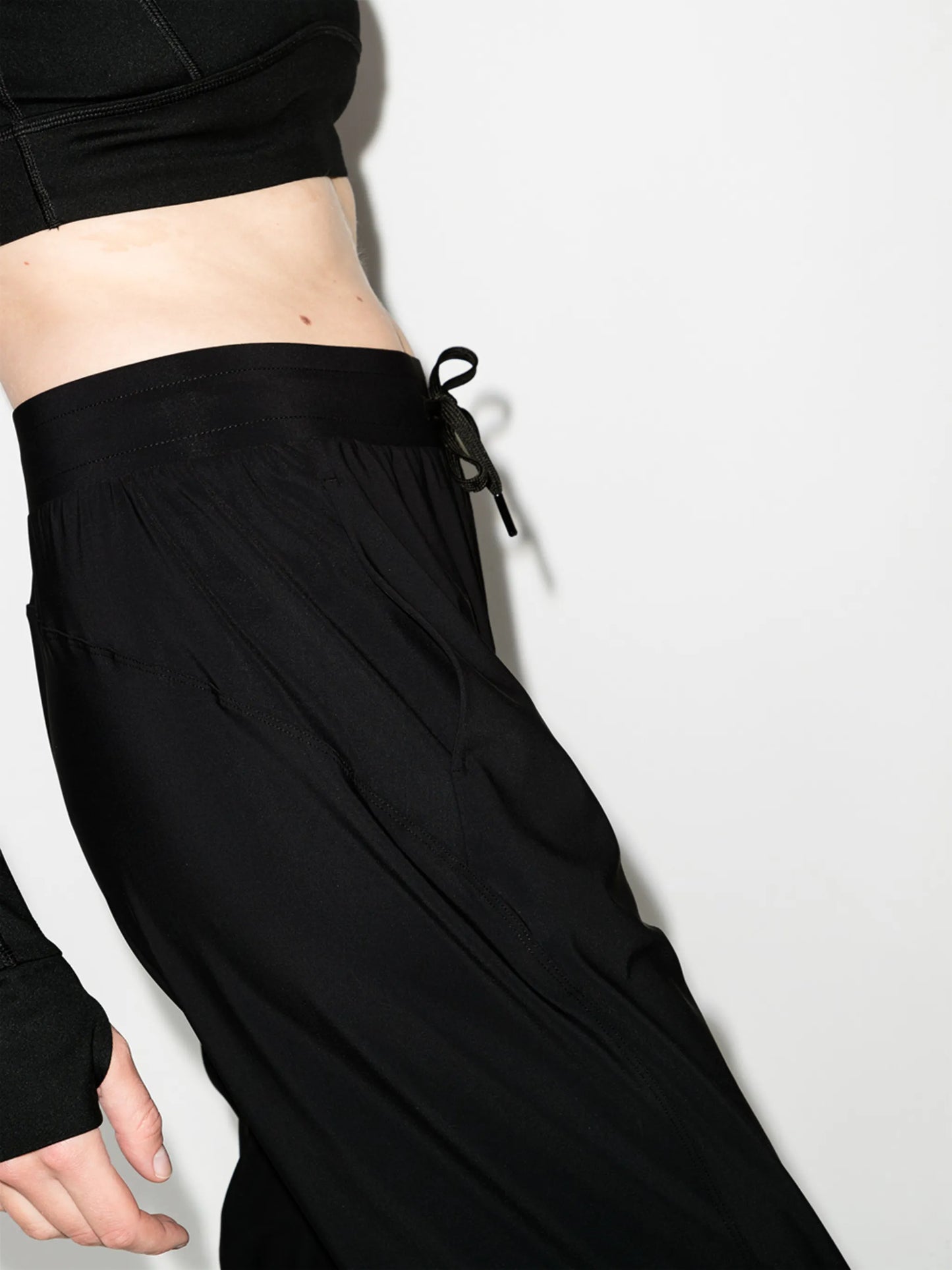 Explored drawstring track pants