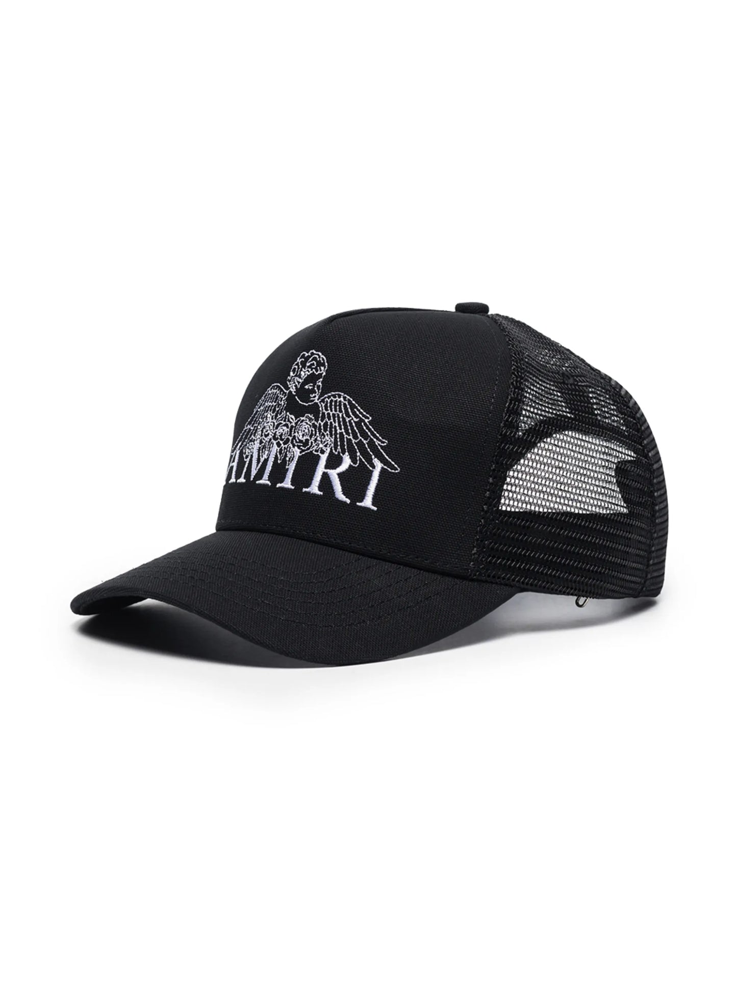 Trucker logo-print baseball cap