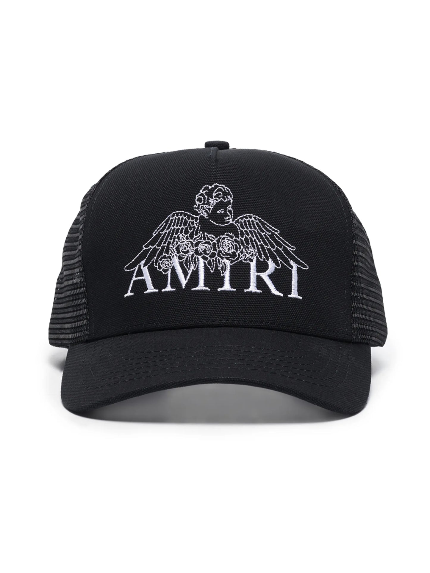 Trucker logo-print baseball cap