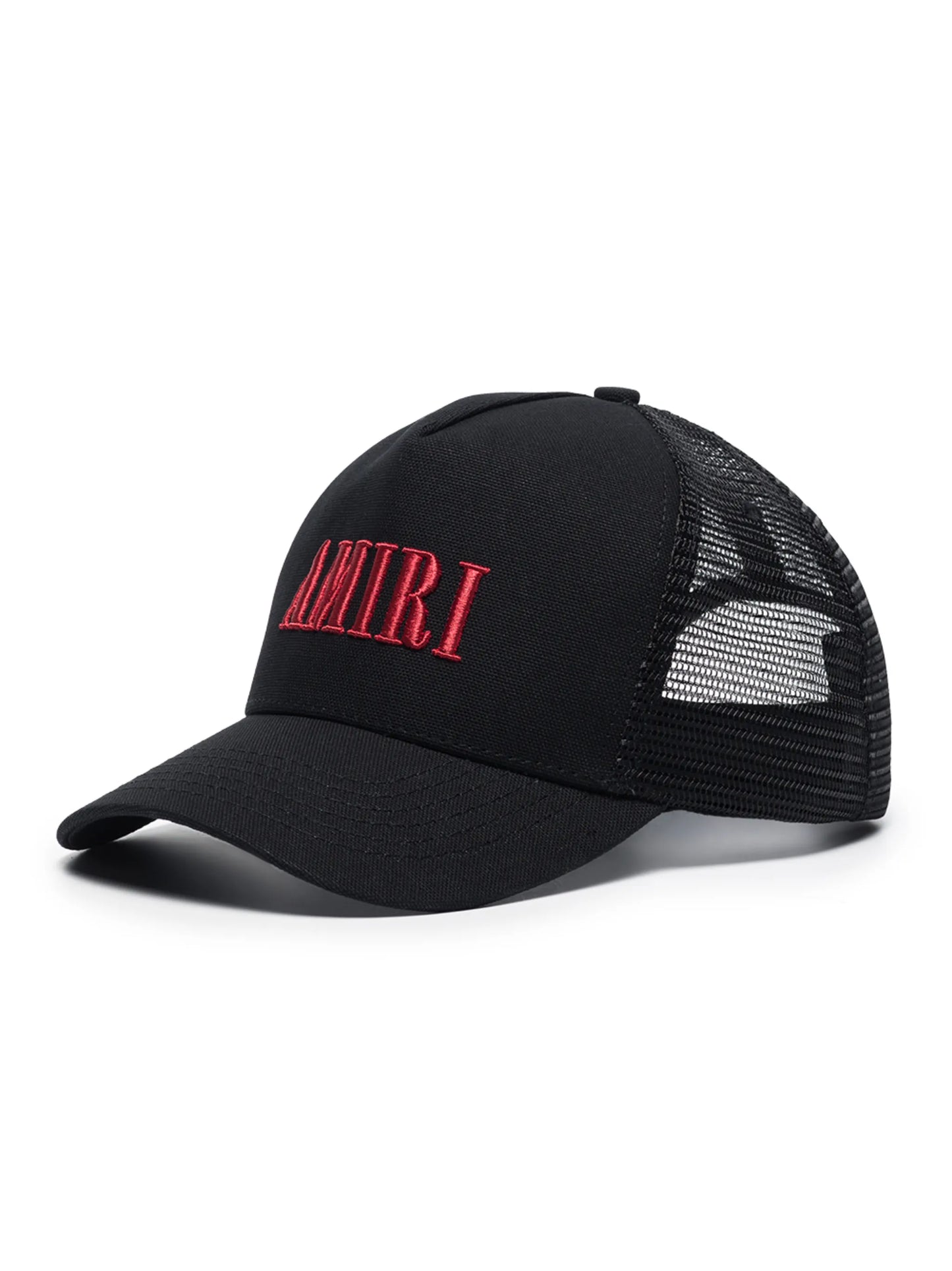 Trucker logo-embroidered baseball cap