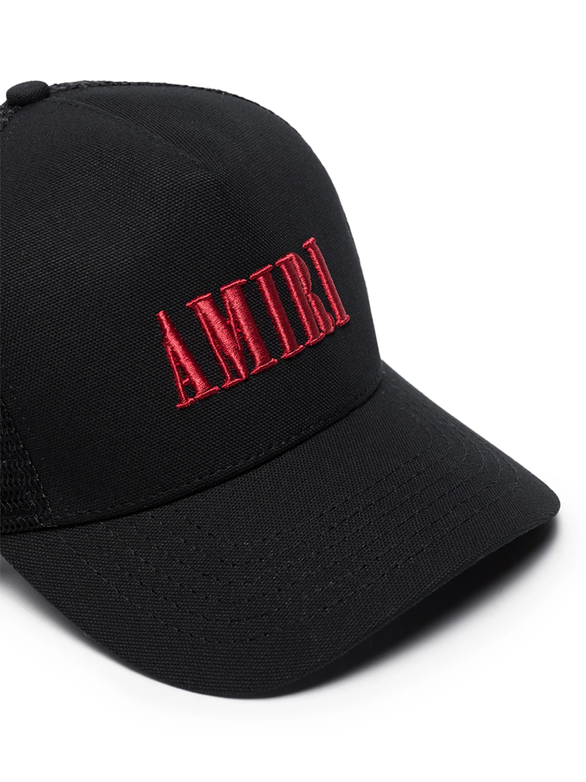 Trucker logo-embroidered baseball cap