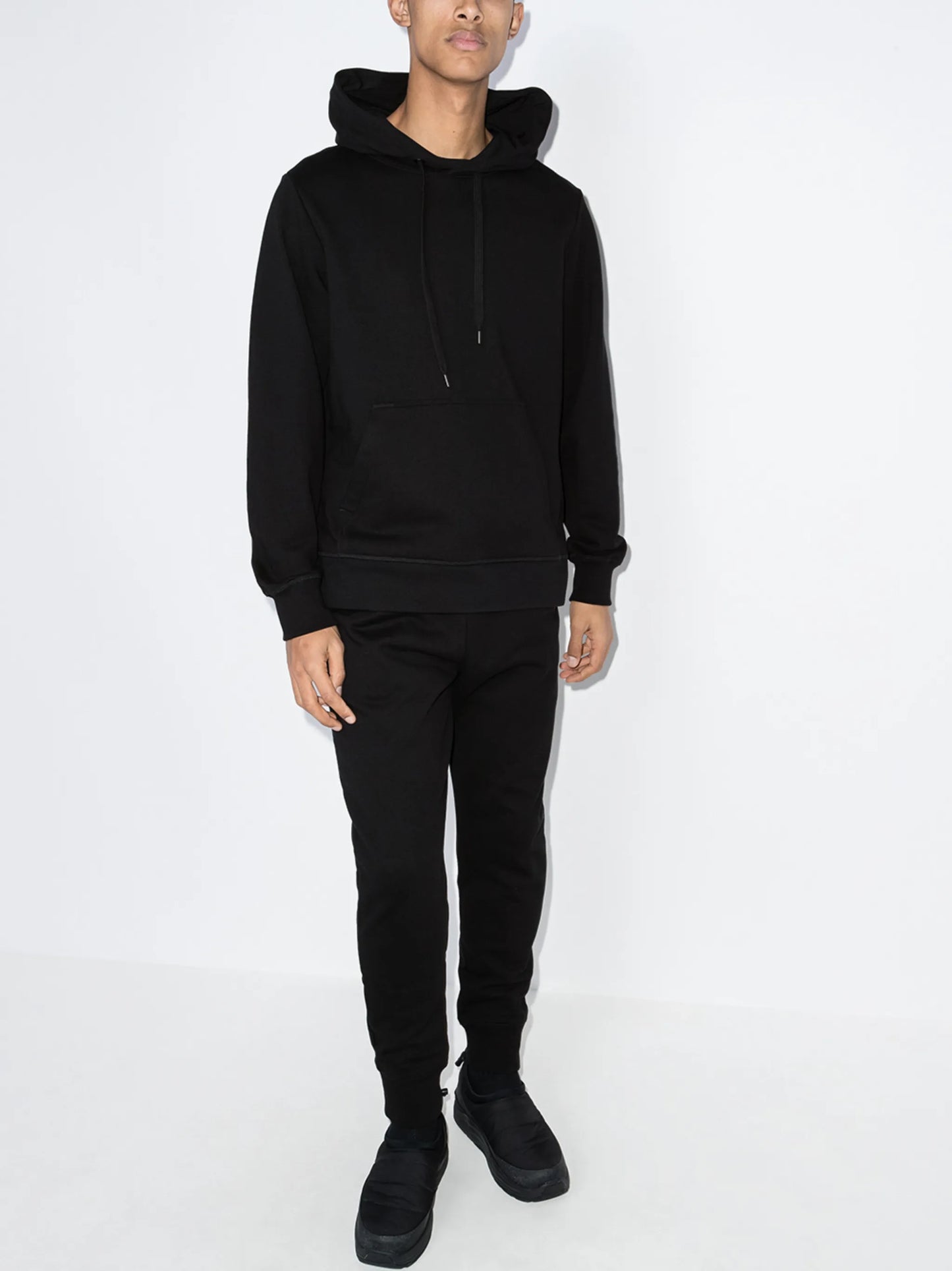 Huron logo-patch hoodie