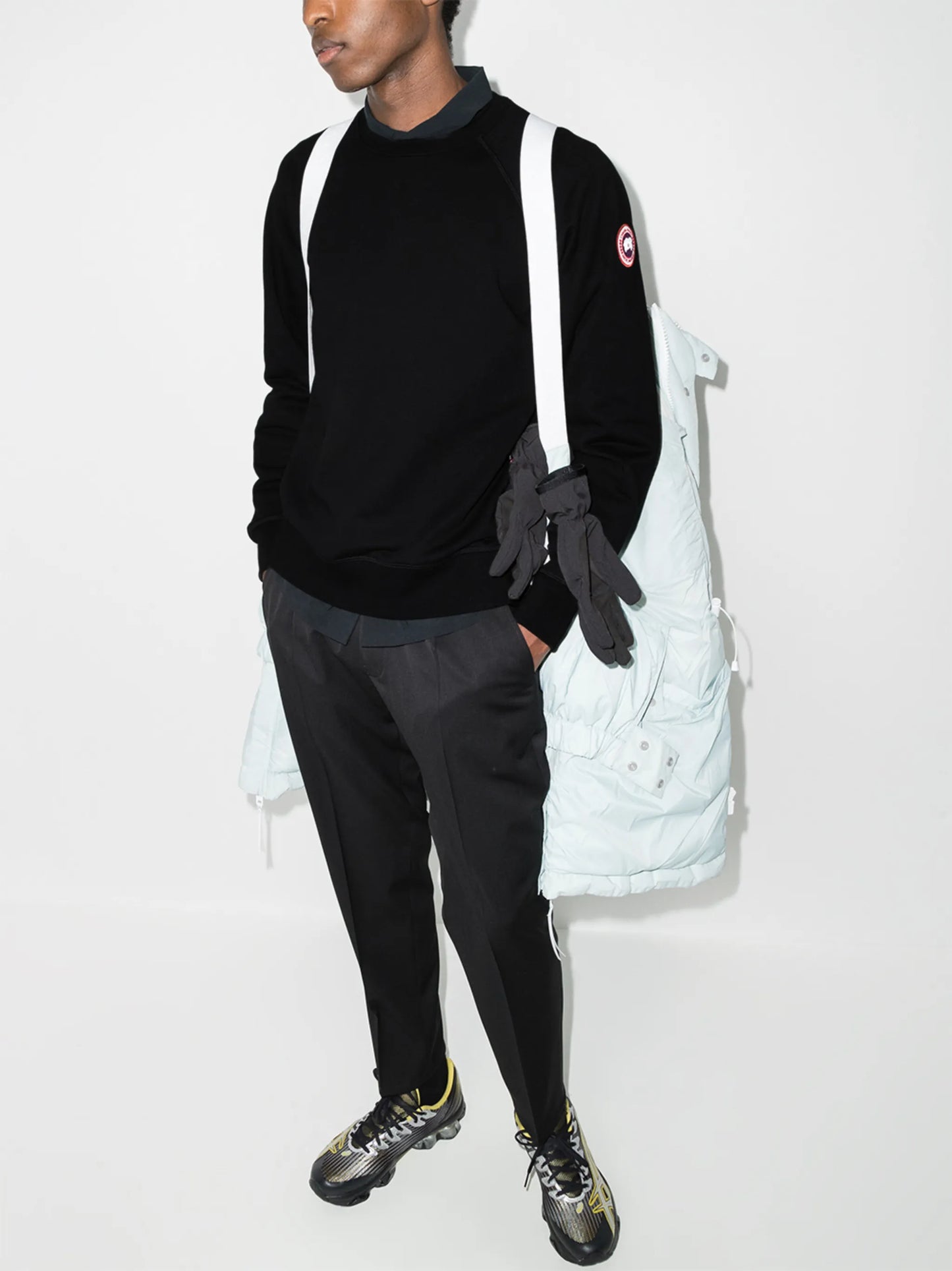 Huron logo-patch sweatshirt
