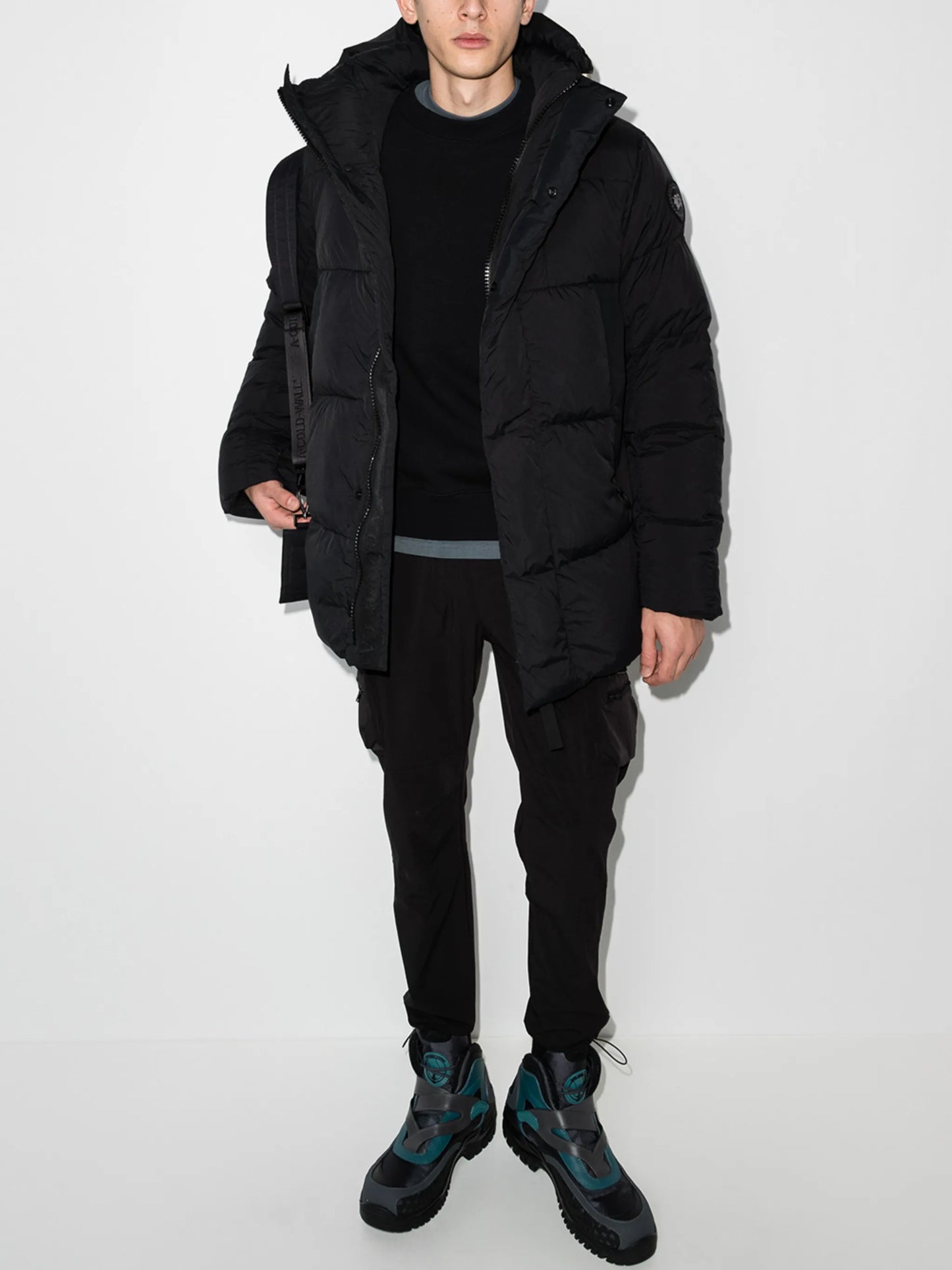 Osborne high-neck coat