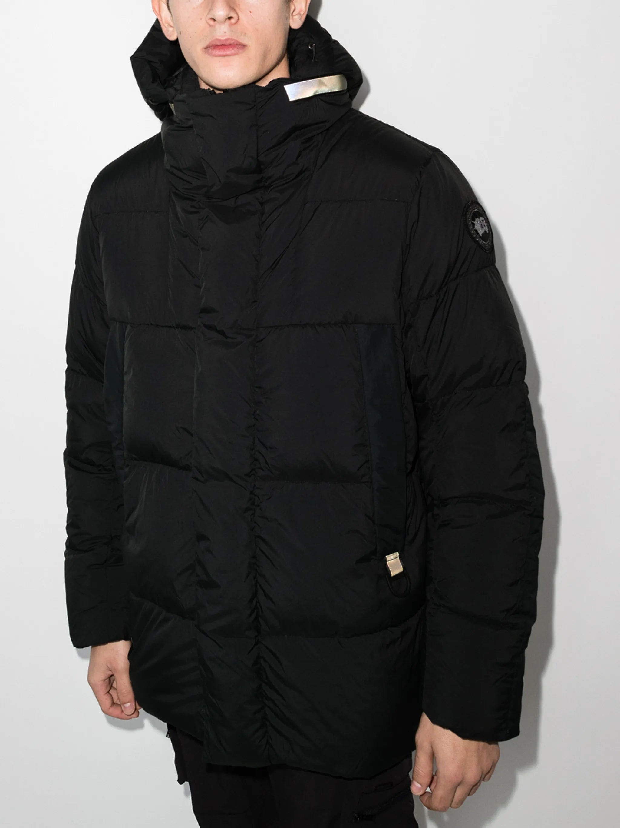 Osborne high-neck coat