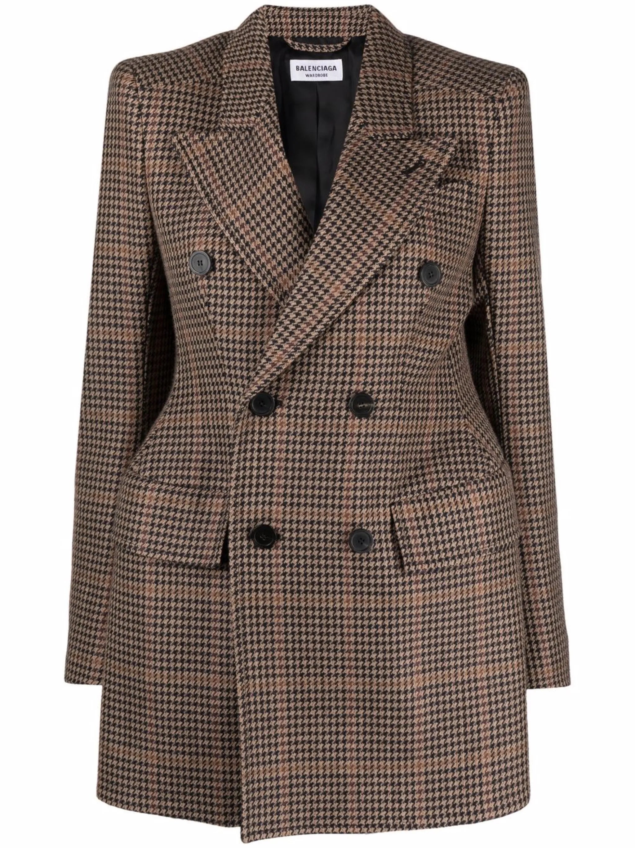 Hourglass double-breasted blazer