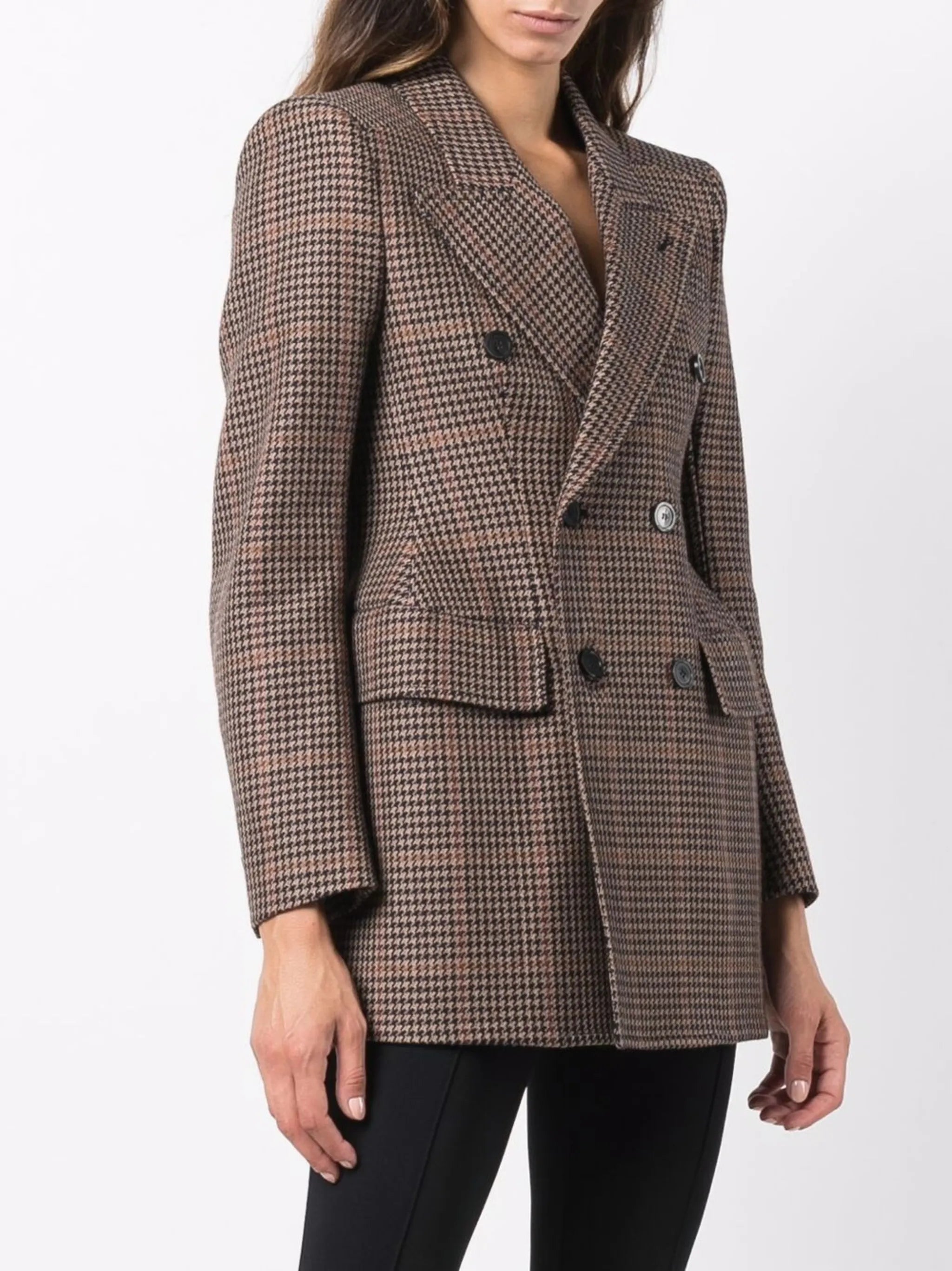 Hourglass double-breasted blazer