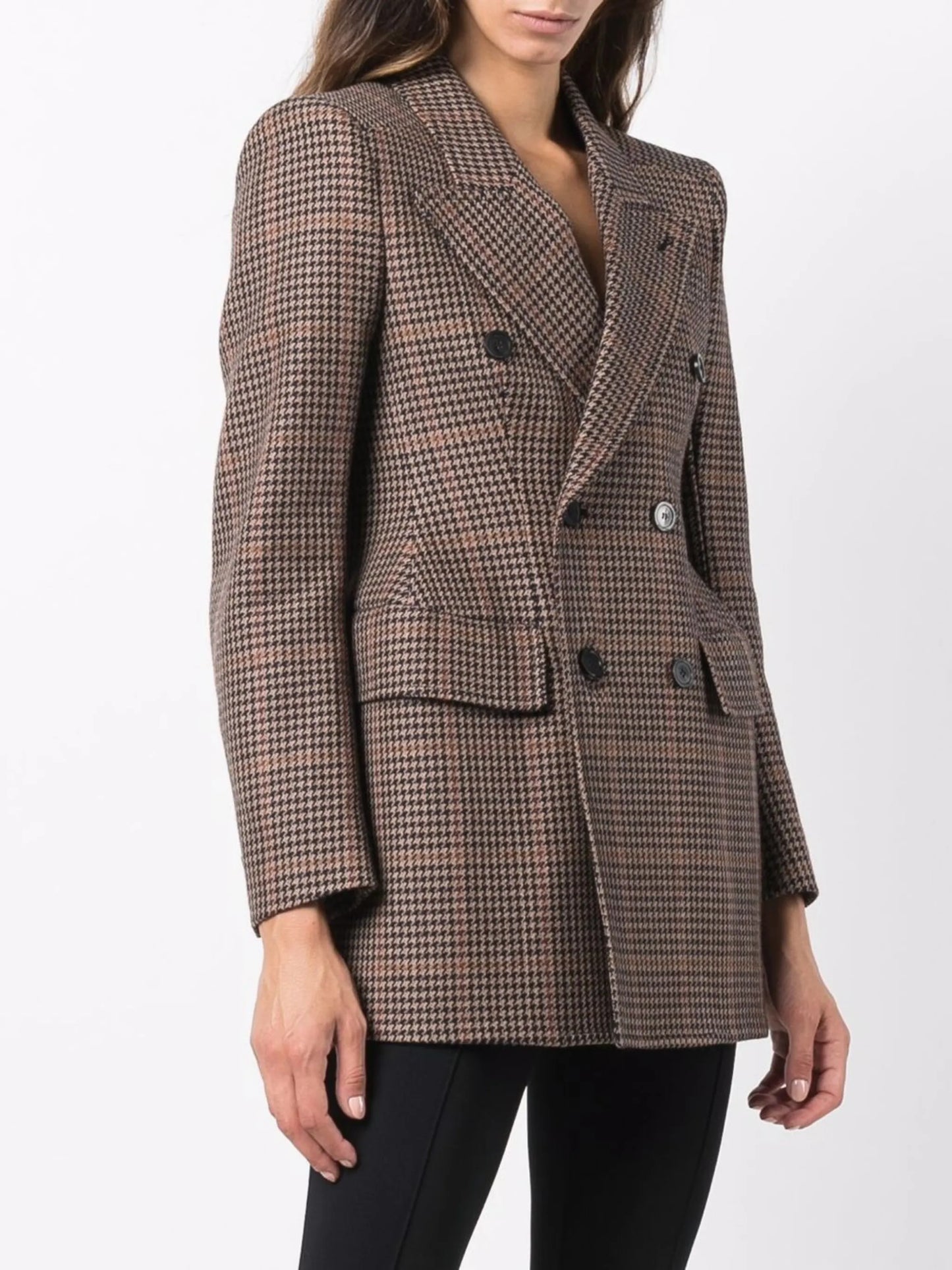 Hourglass double-breasted blazer