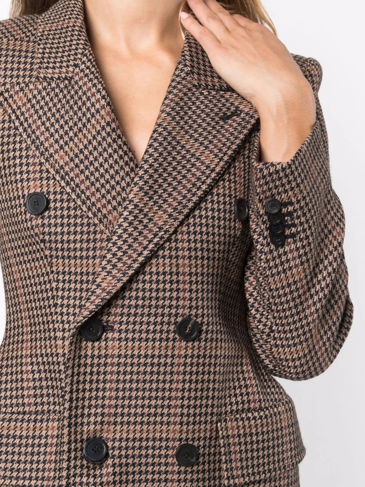 Hourglass double-breasted blazer