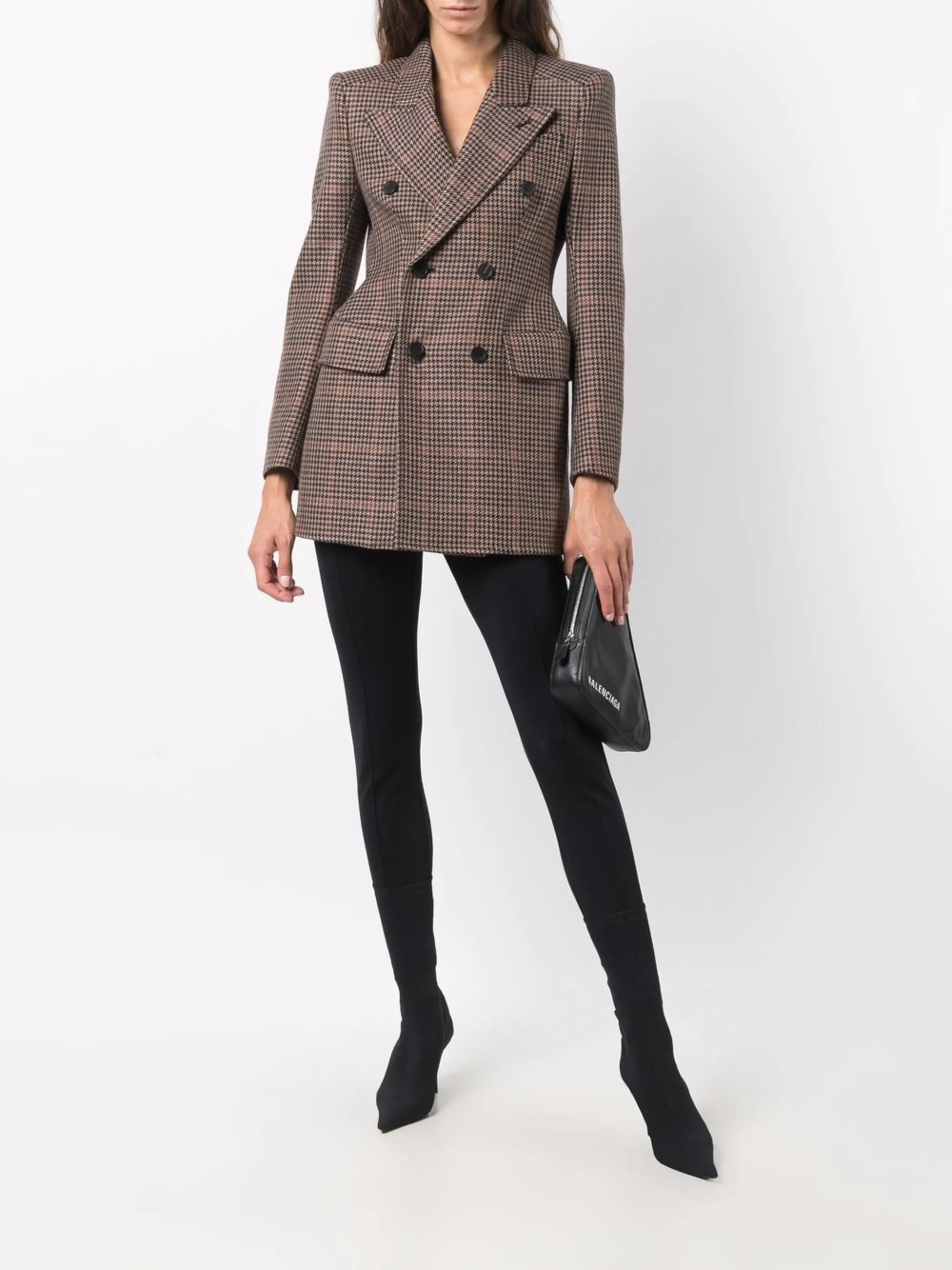 Hourglass double-breasted blazer