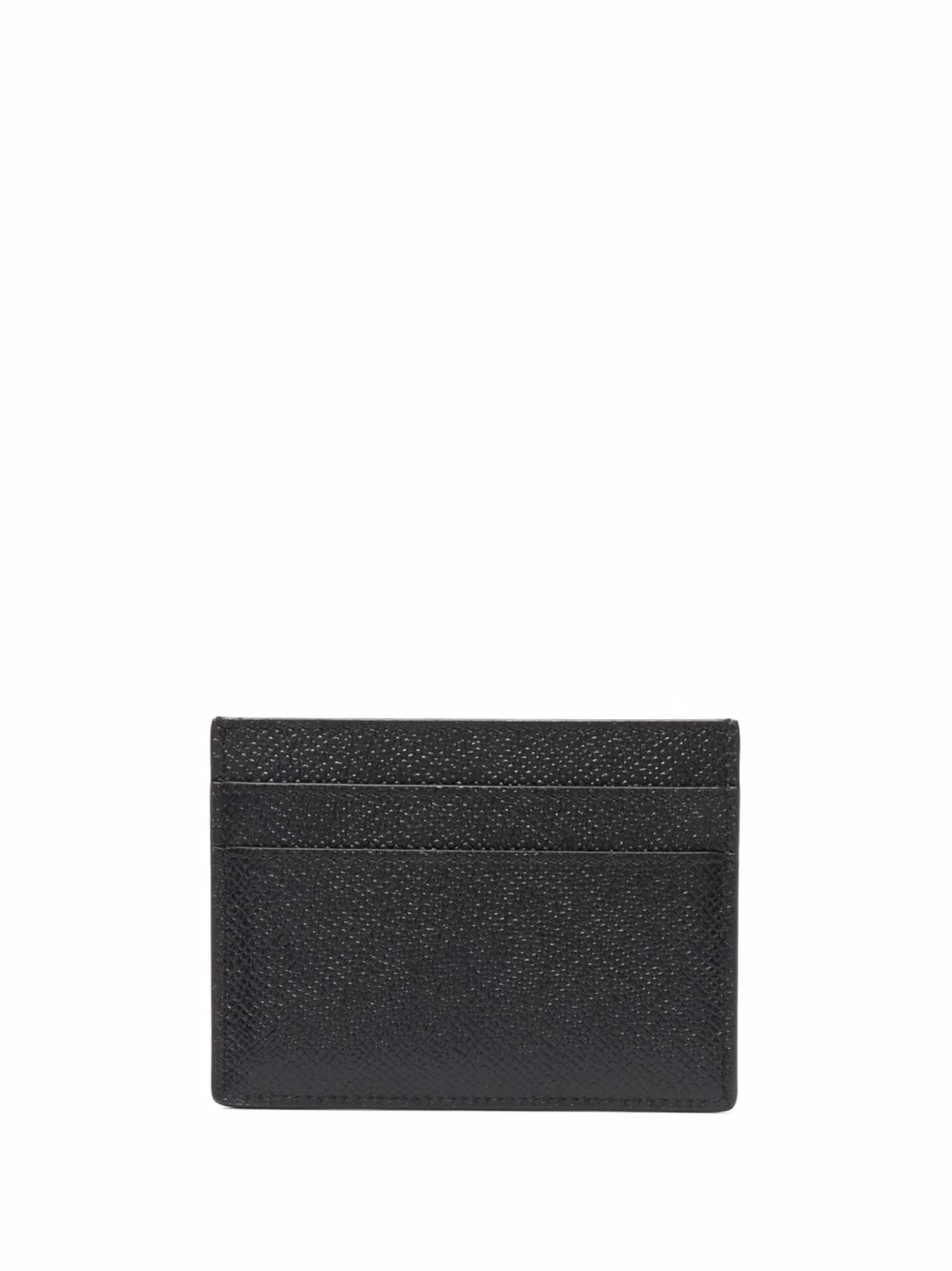 logo-plaque textured-finish cardholder