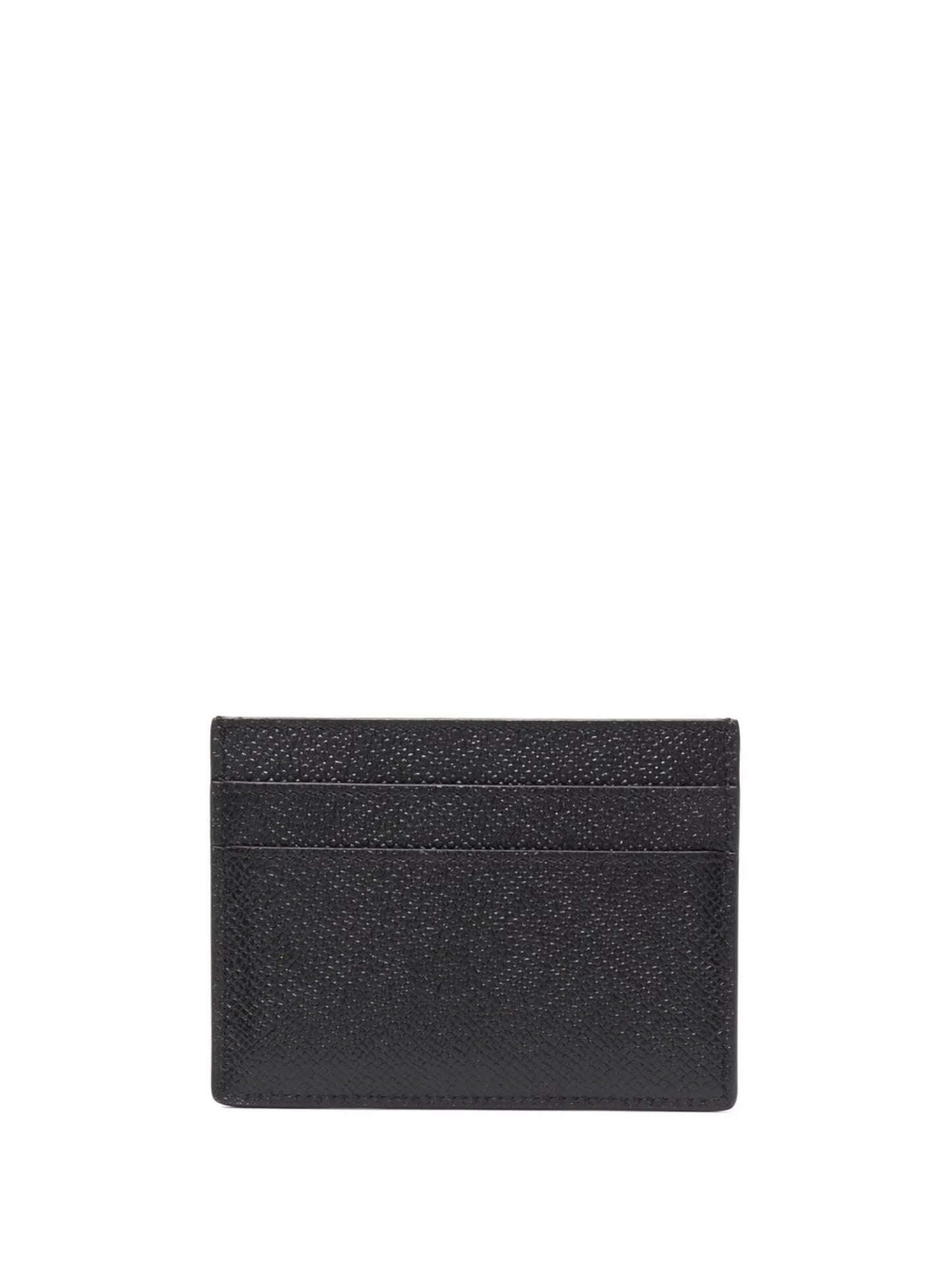 logo-plaque textured-finish cardholder