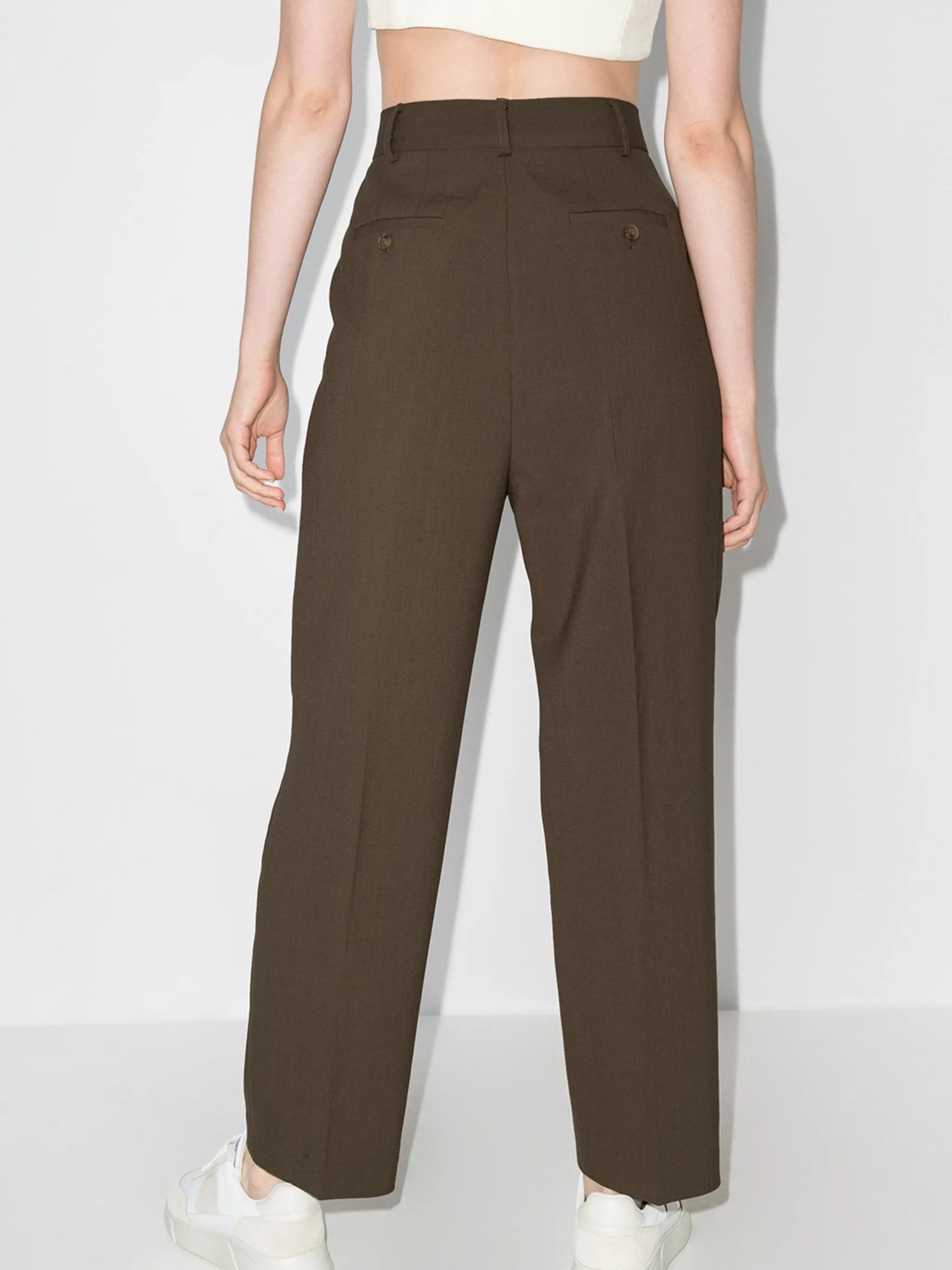 Bea high-waisted tapered trousers