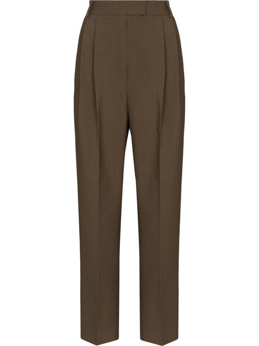 Bea high-waisted tapered trousers