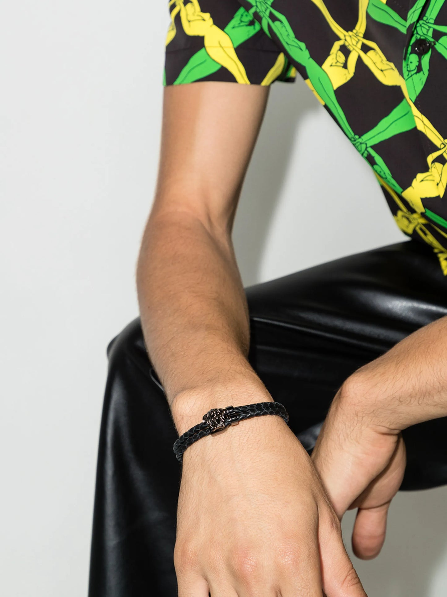 La Medusa leather bracelet