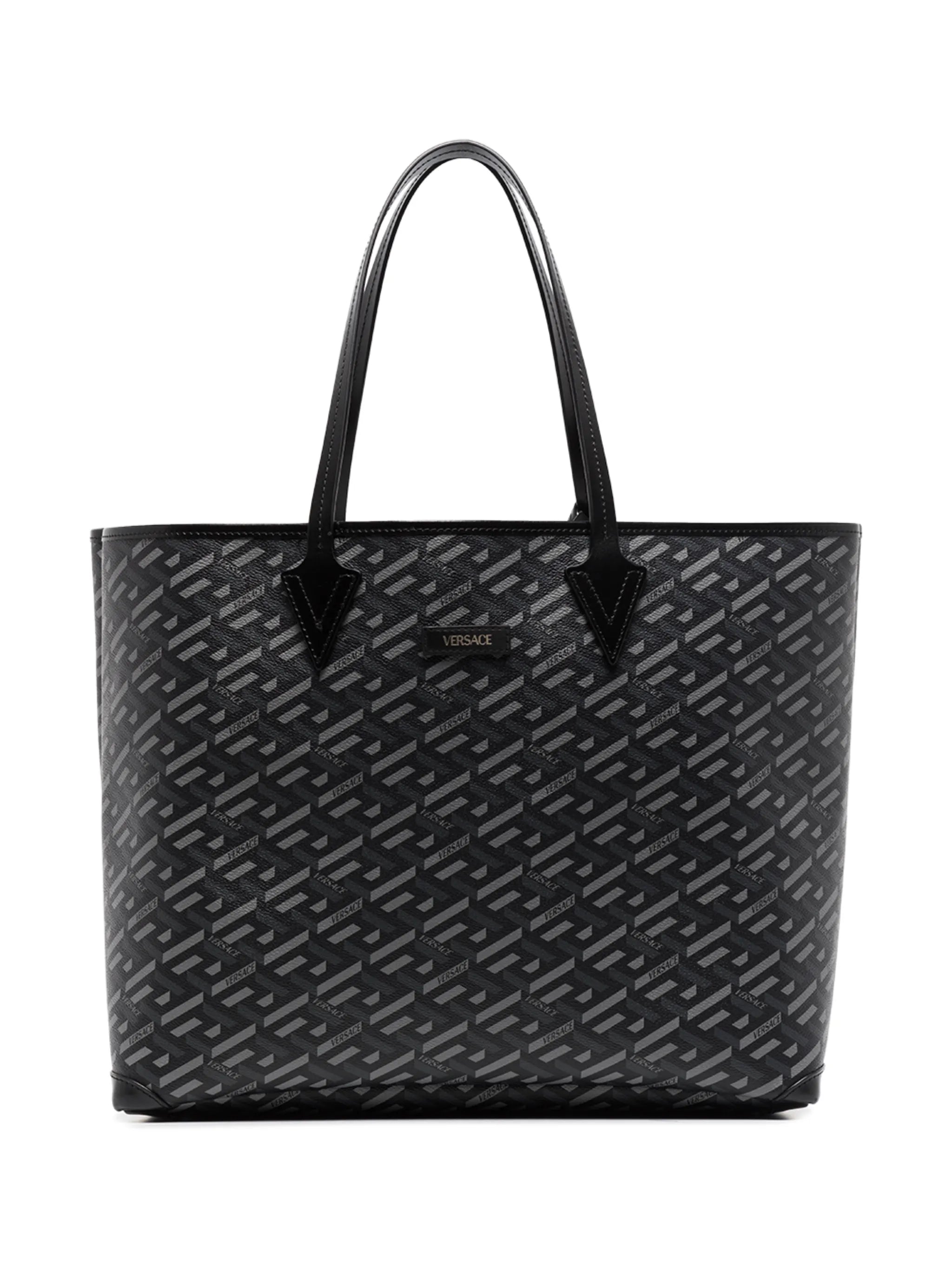 La Greca leather tote bag