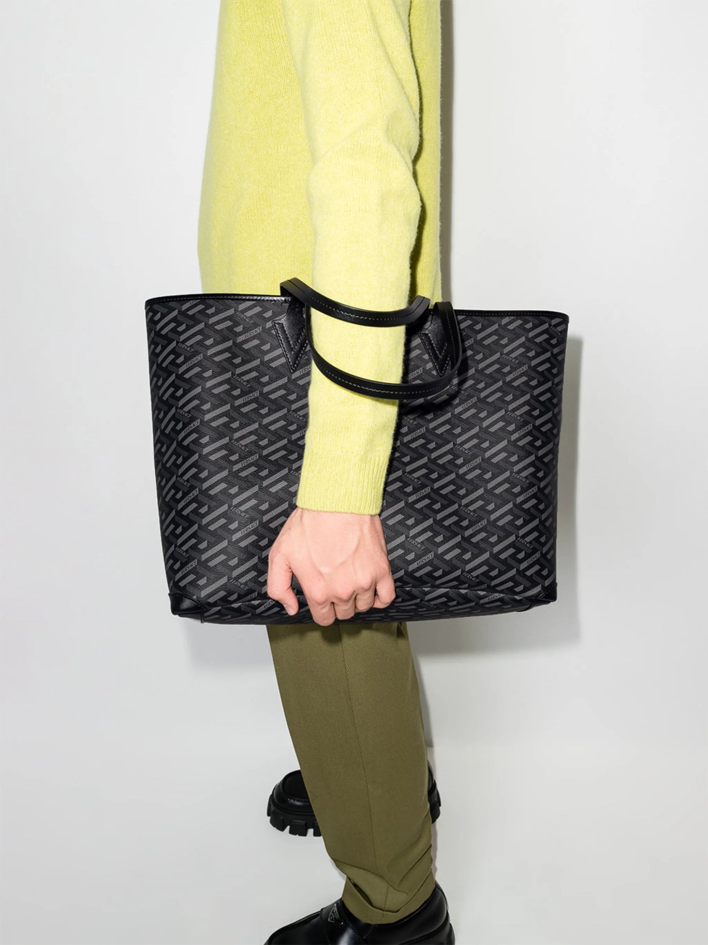 La Greca leather tote bag