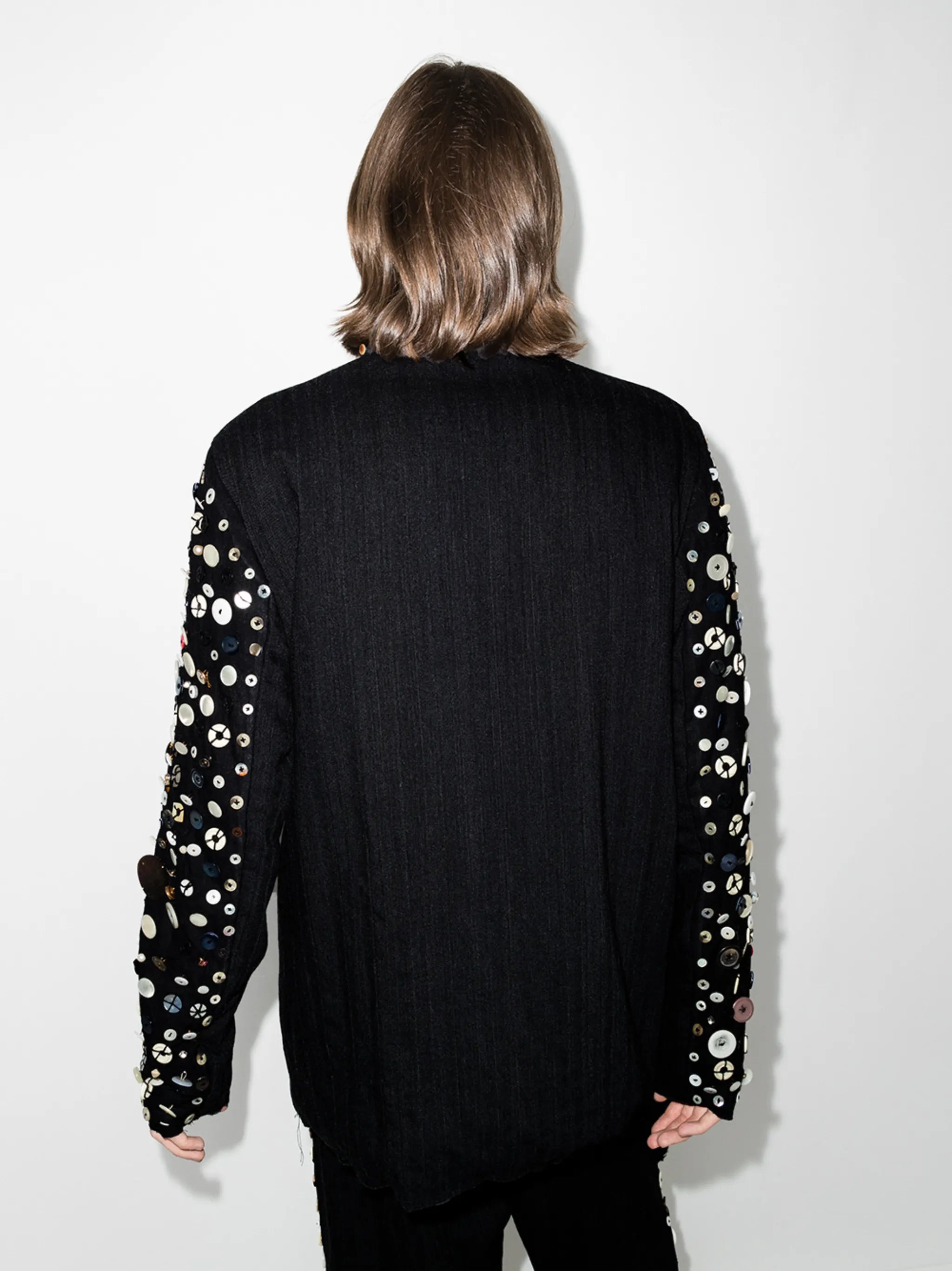Albert button-embellished jacket