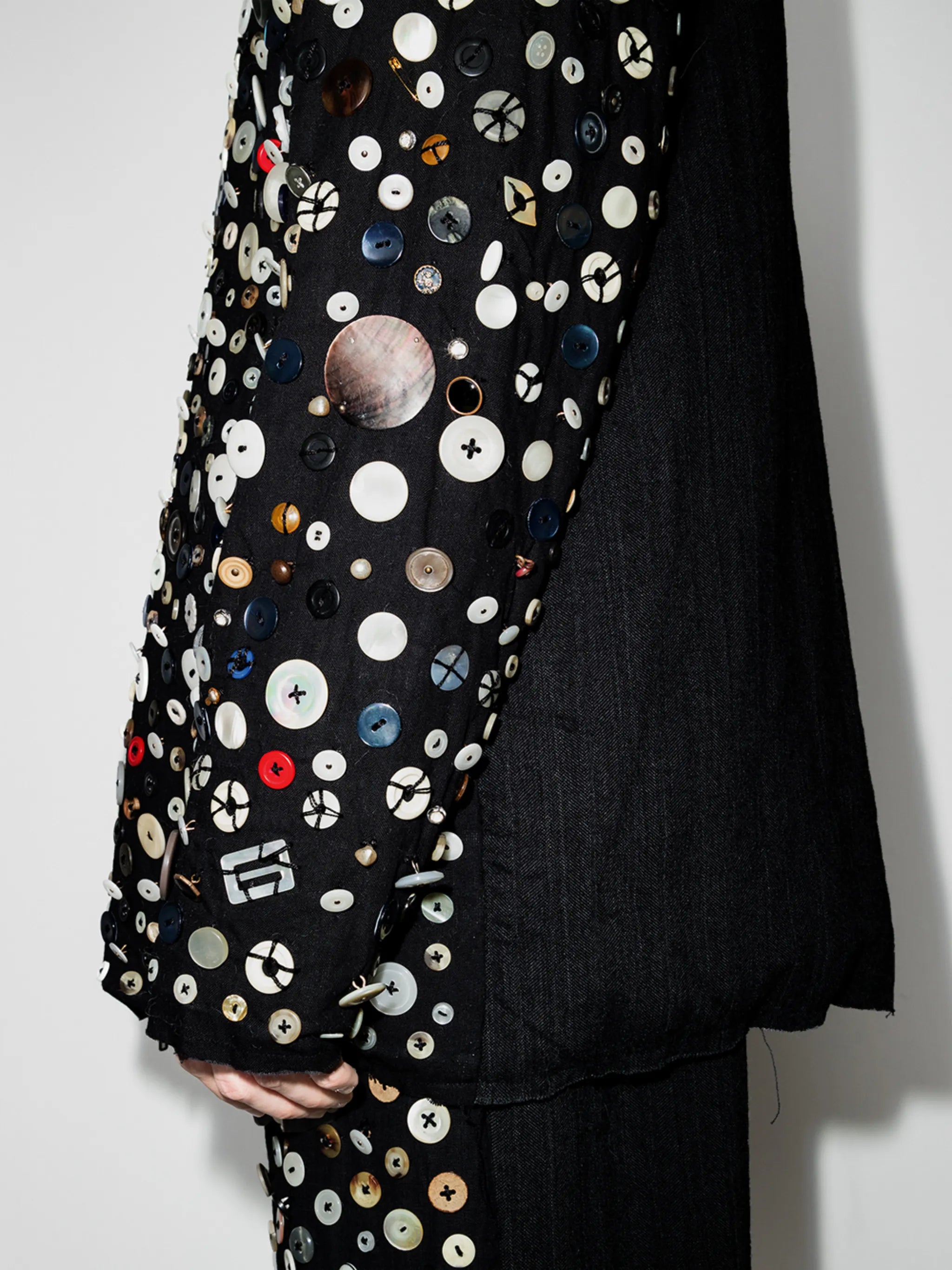 Albert button-embellished jacket