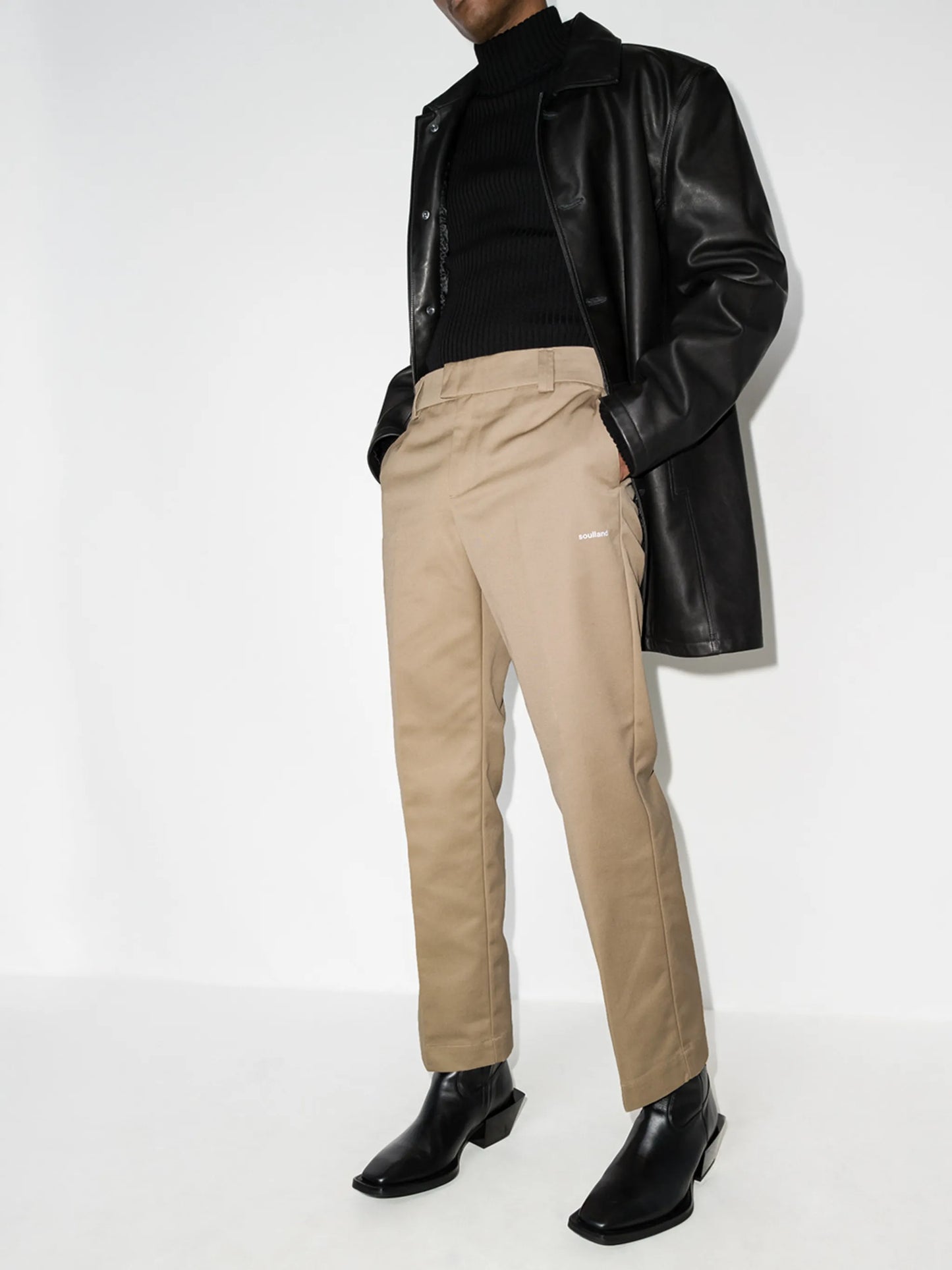 Everet straight-leg trousers