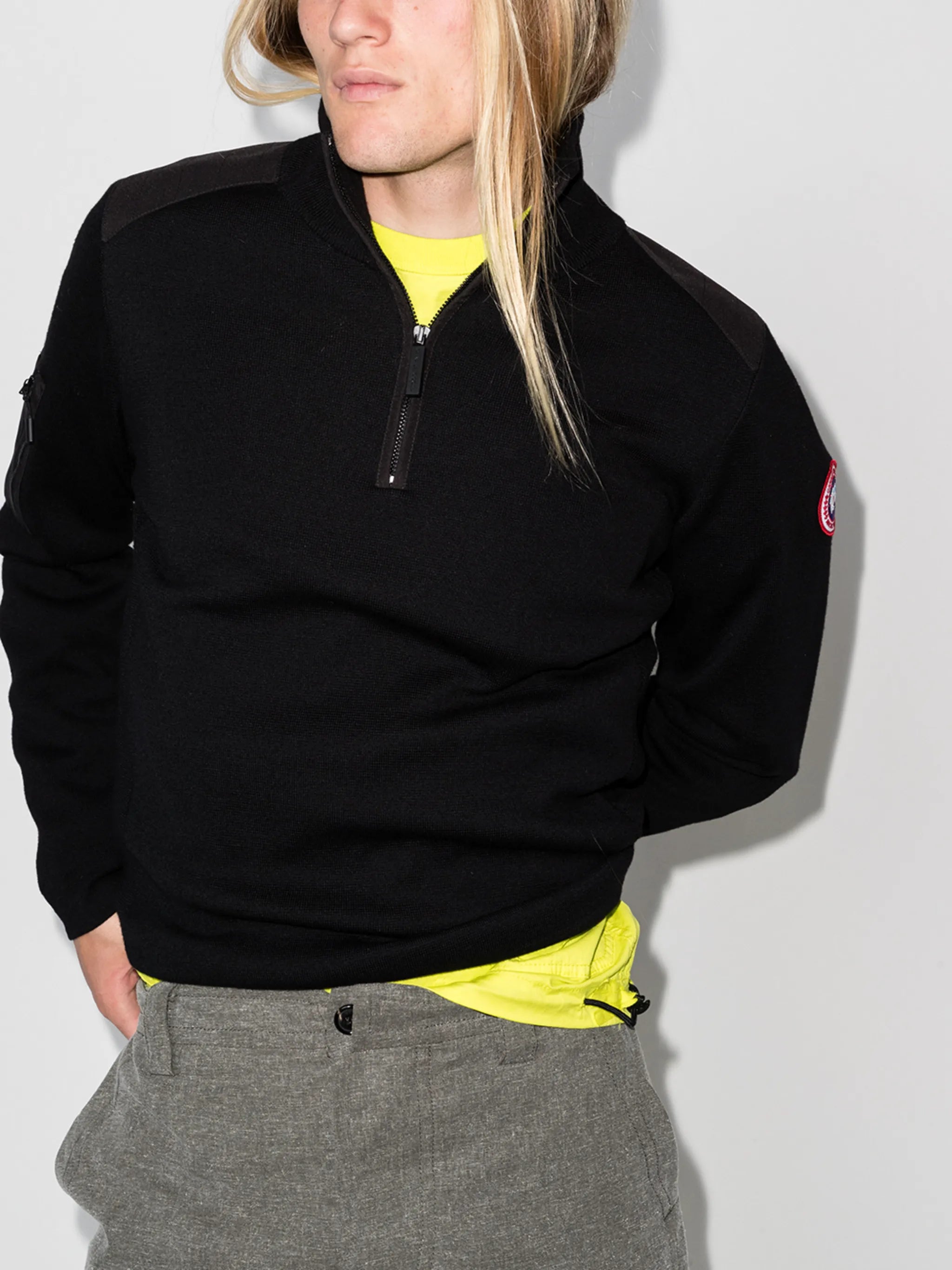 Stormont half-zip sweatshirt