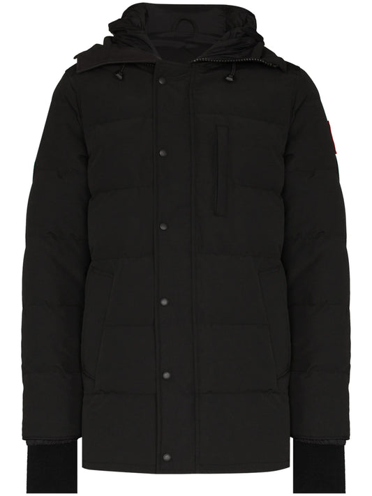 Carson logo patch puffer jacket