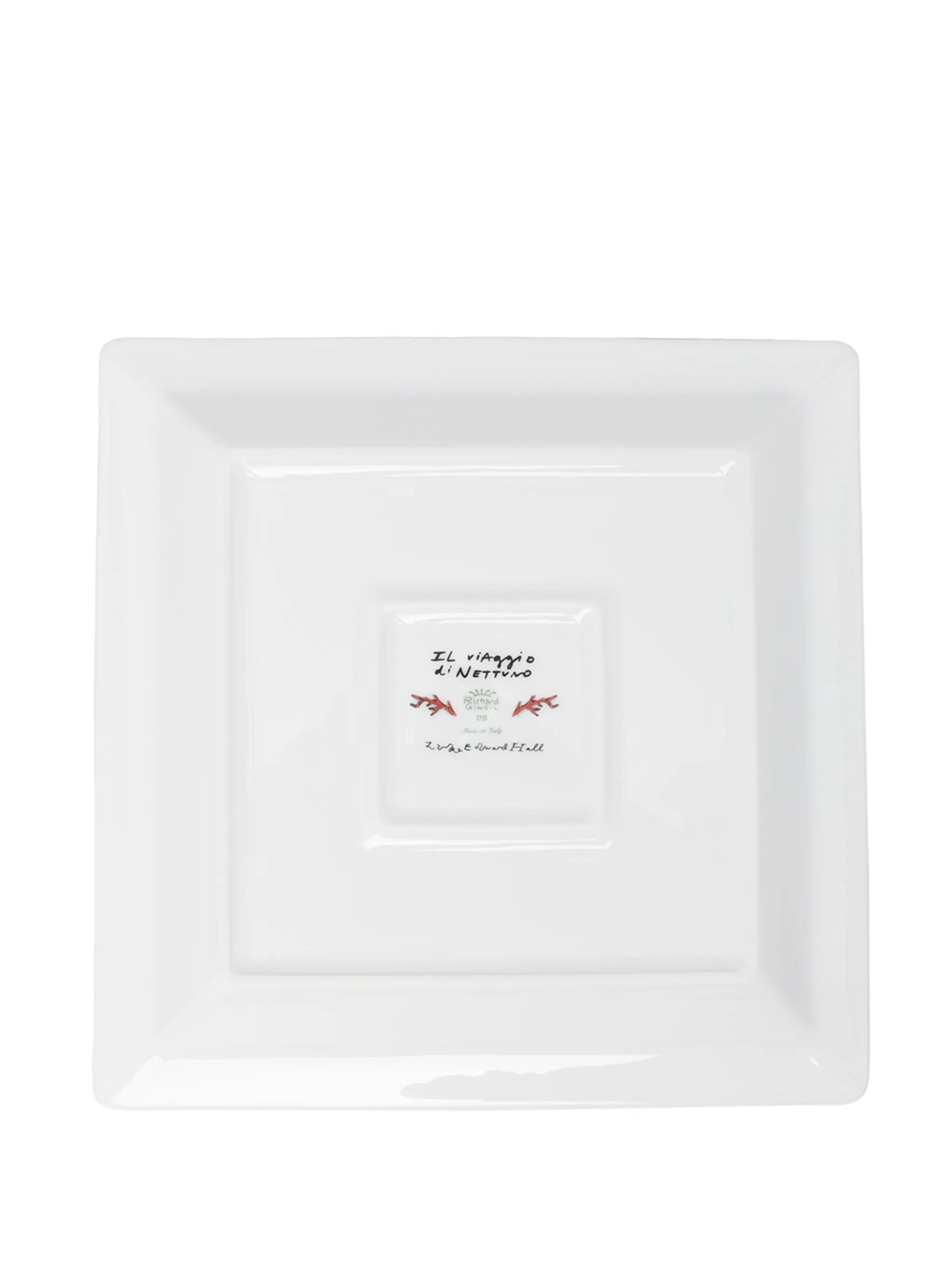 Il Viaggio Di Nettuno Rock Orange large square change tray