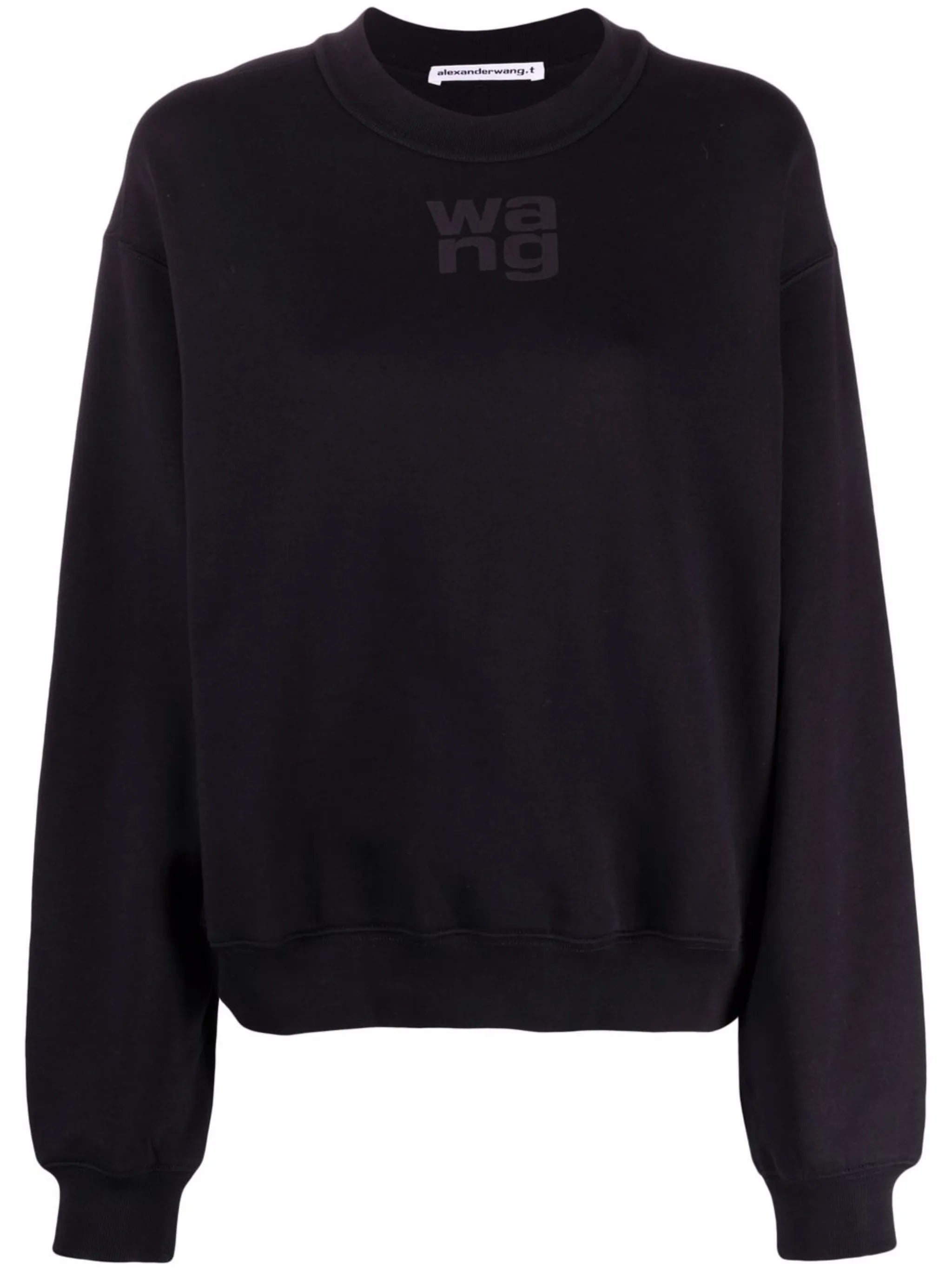 logo-print crew neck sweatshirt