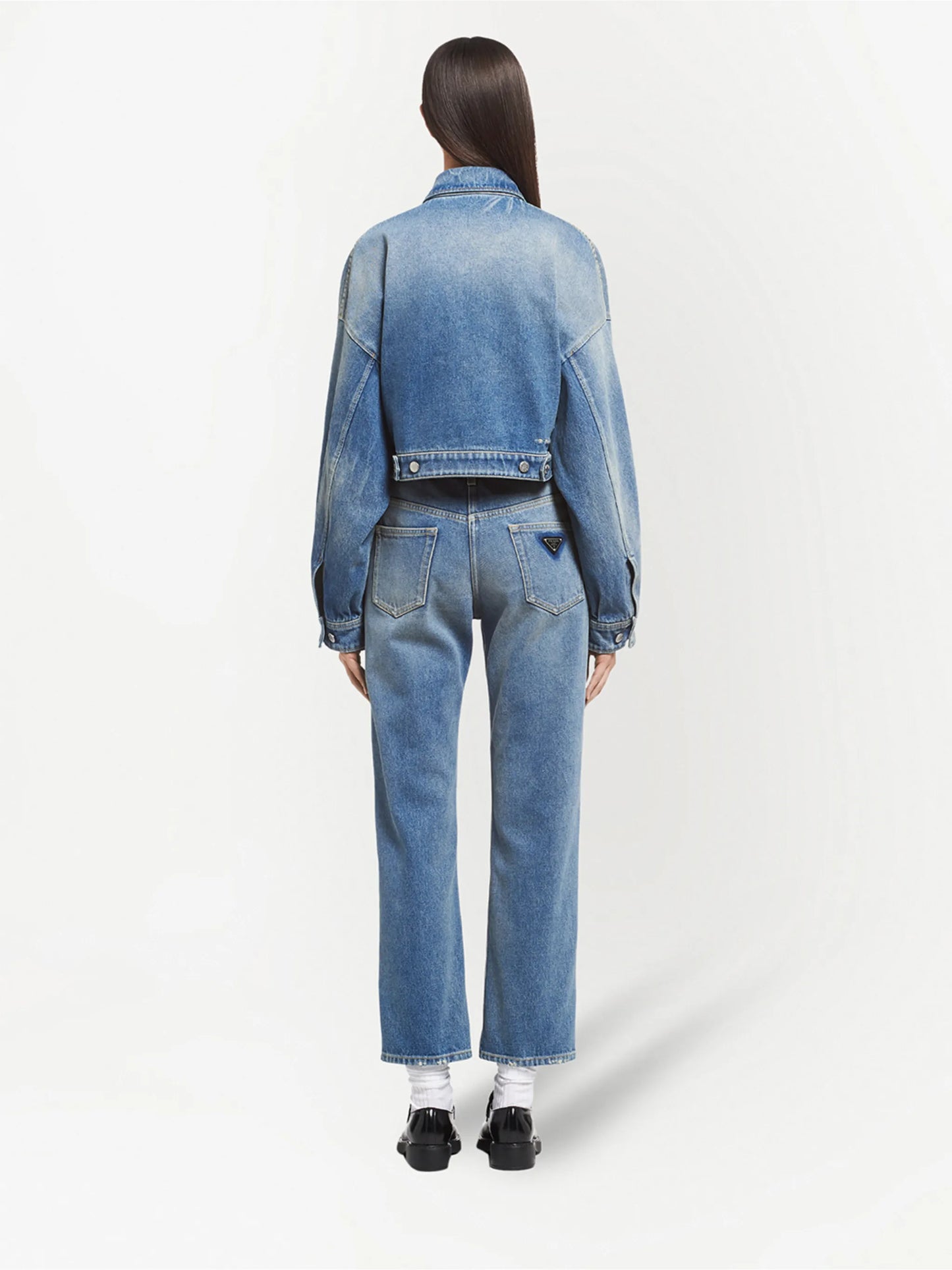 cropped denim jacket