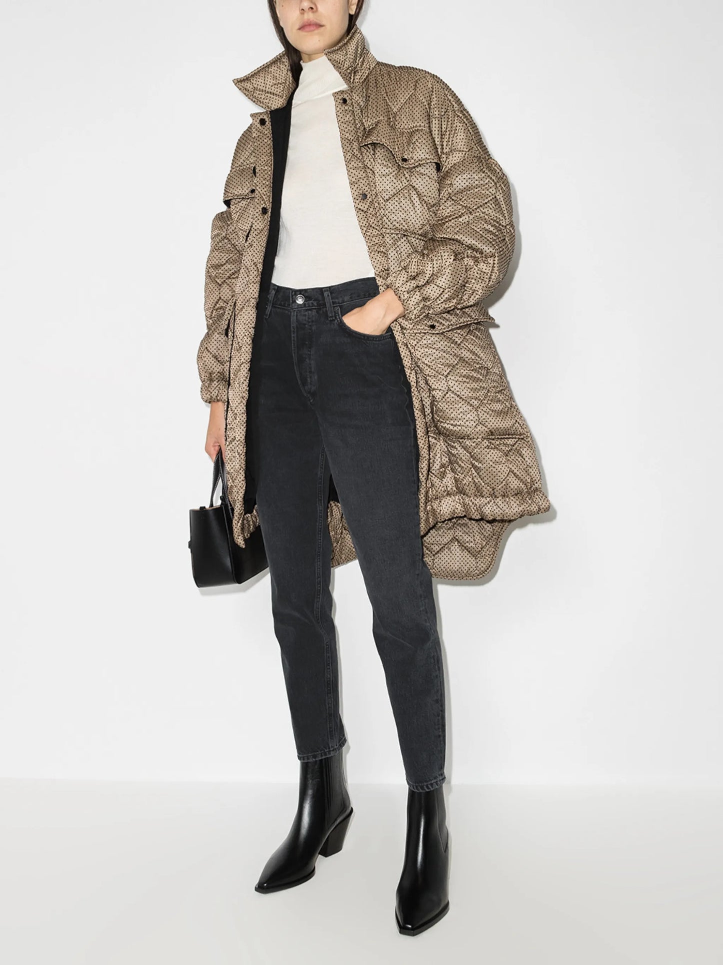 Fen high-rise tapered jeans