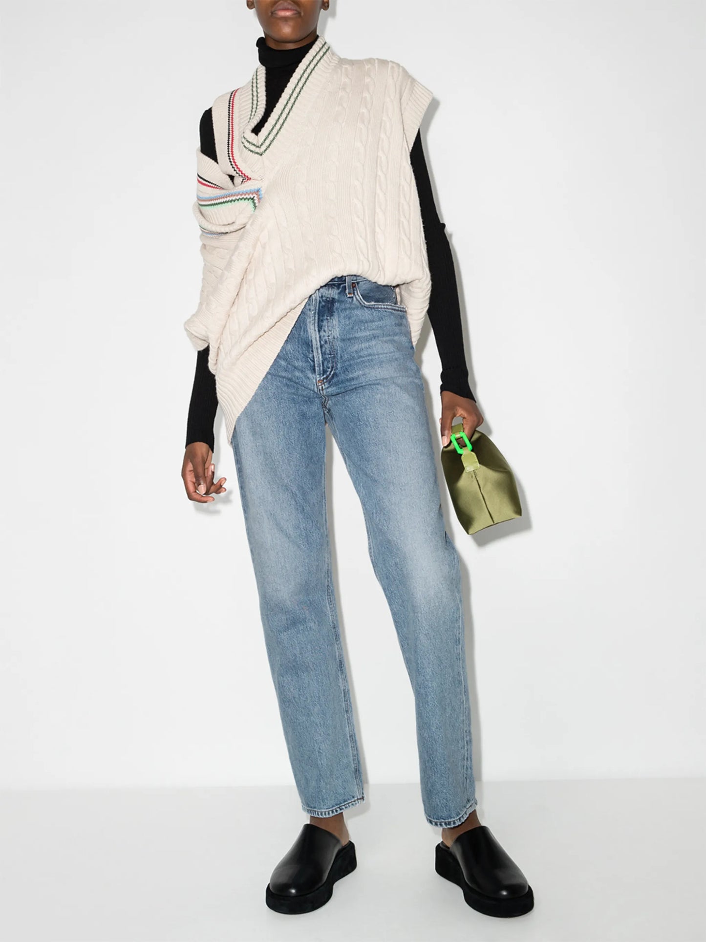 '90s Pinch Waist straight-leg jeans