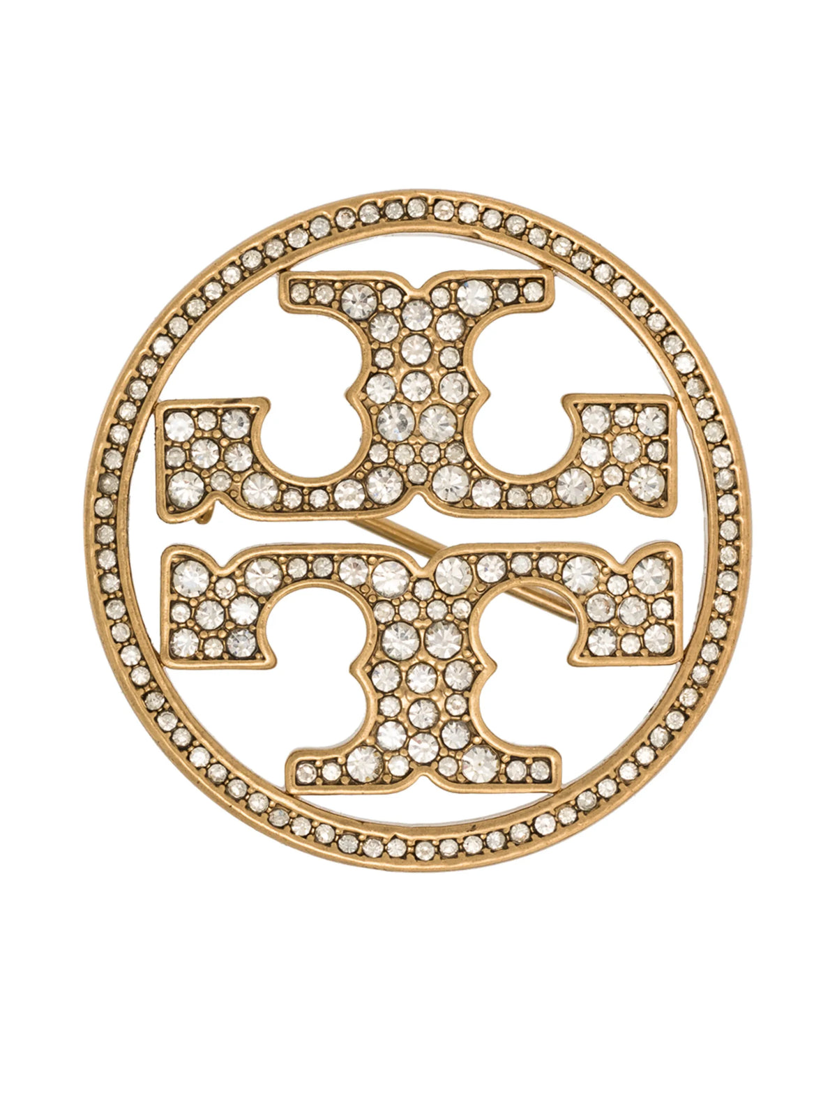 logo miller crystal brooch