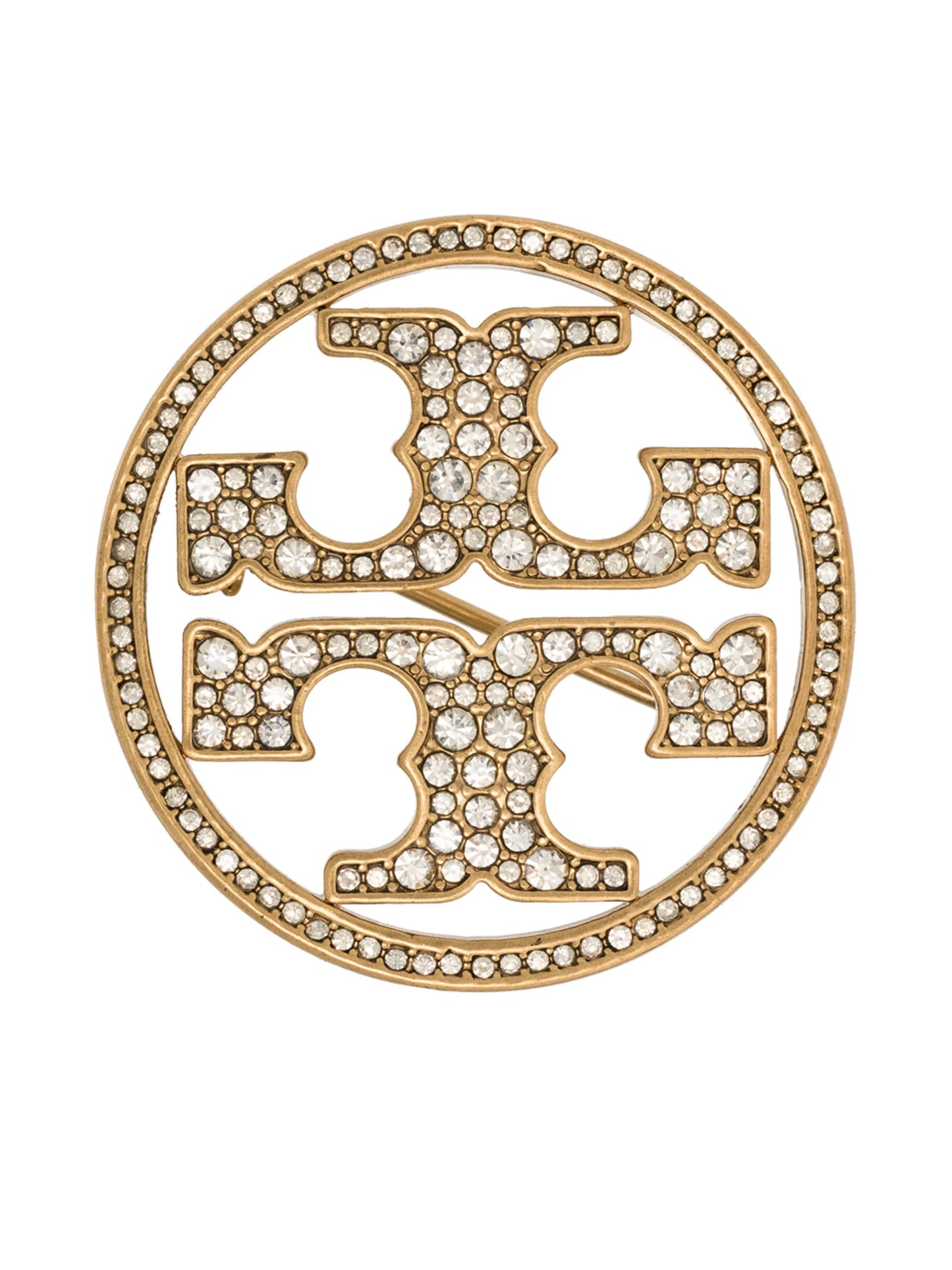 logo miller crystal brooch