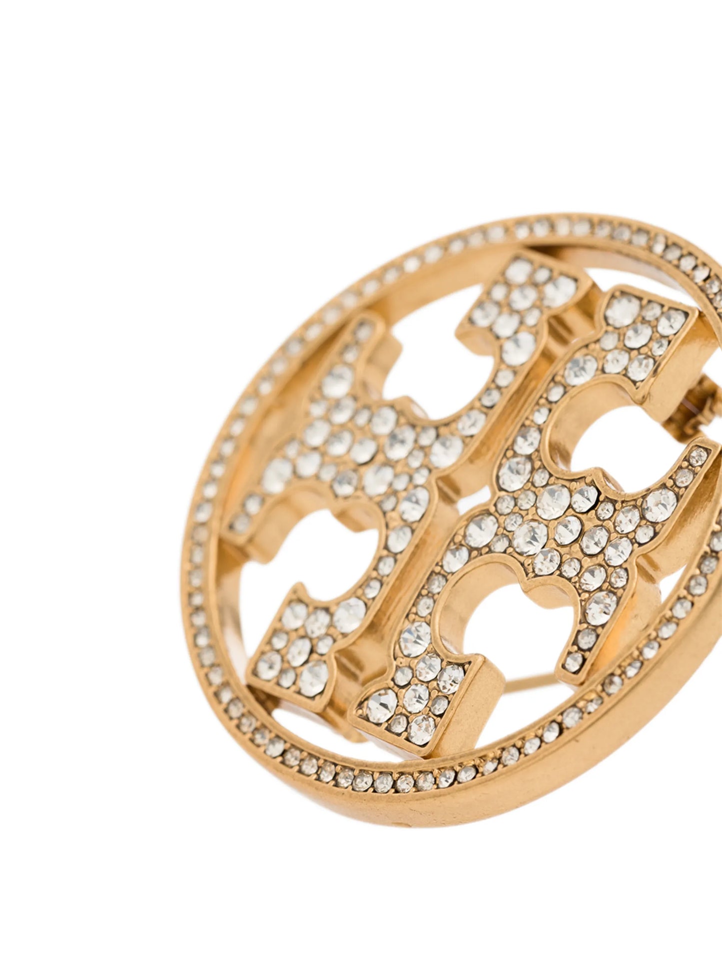logo miller crystal brooch