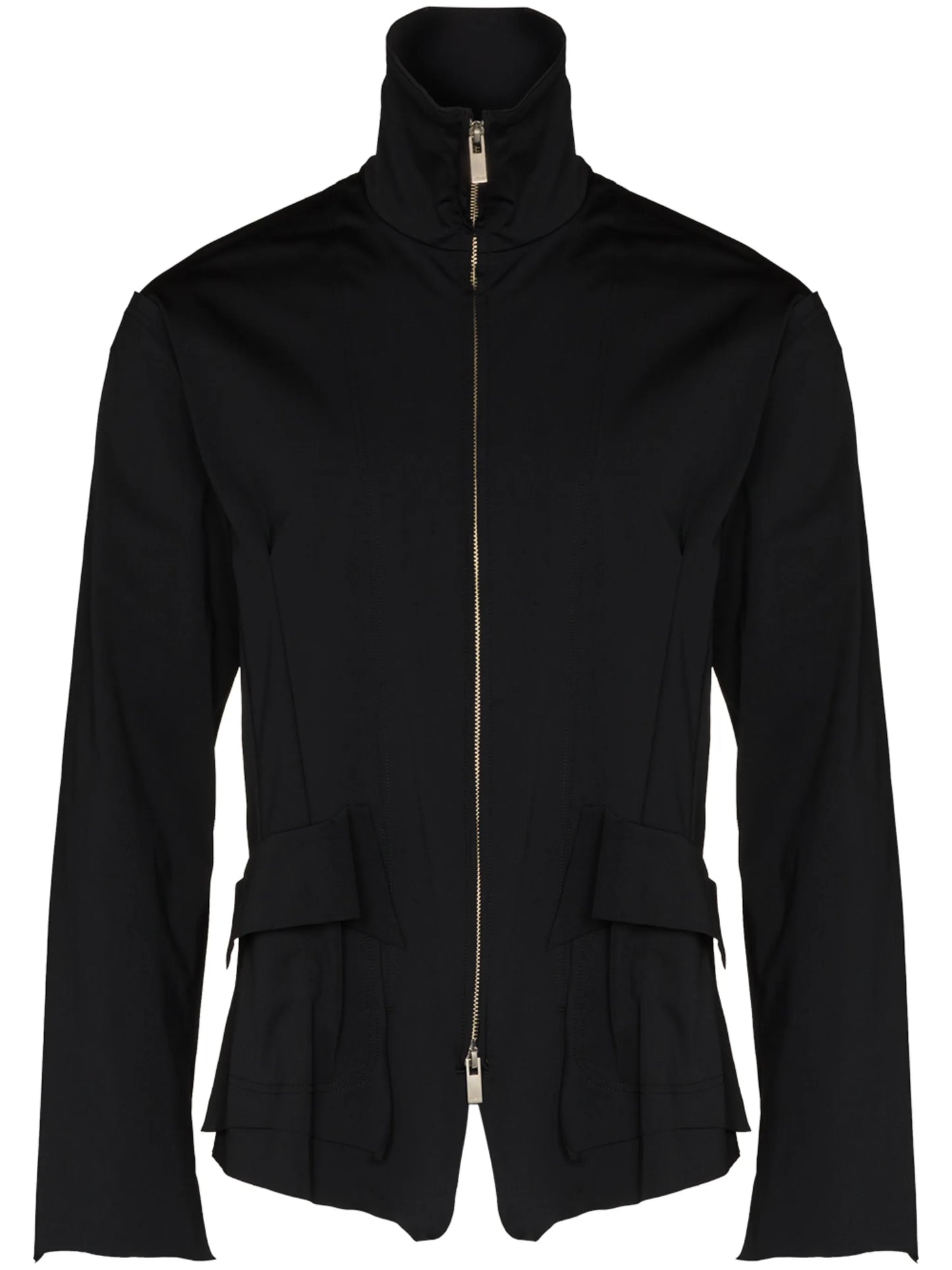 overlapping zipped jacket