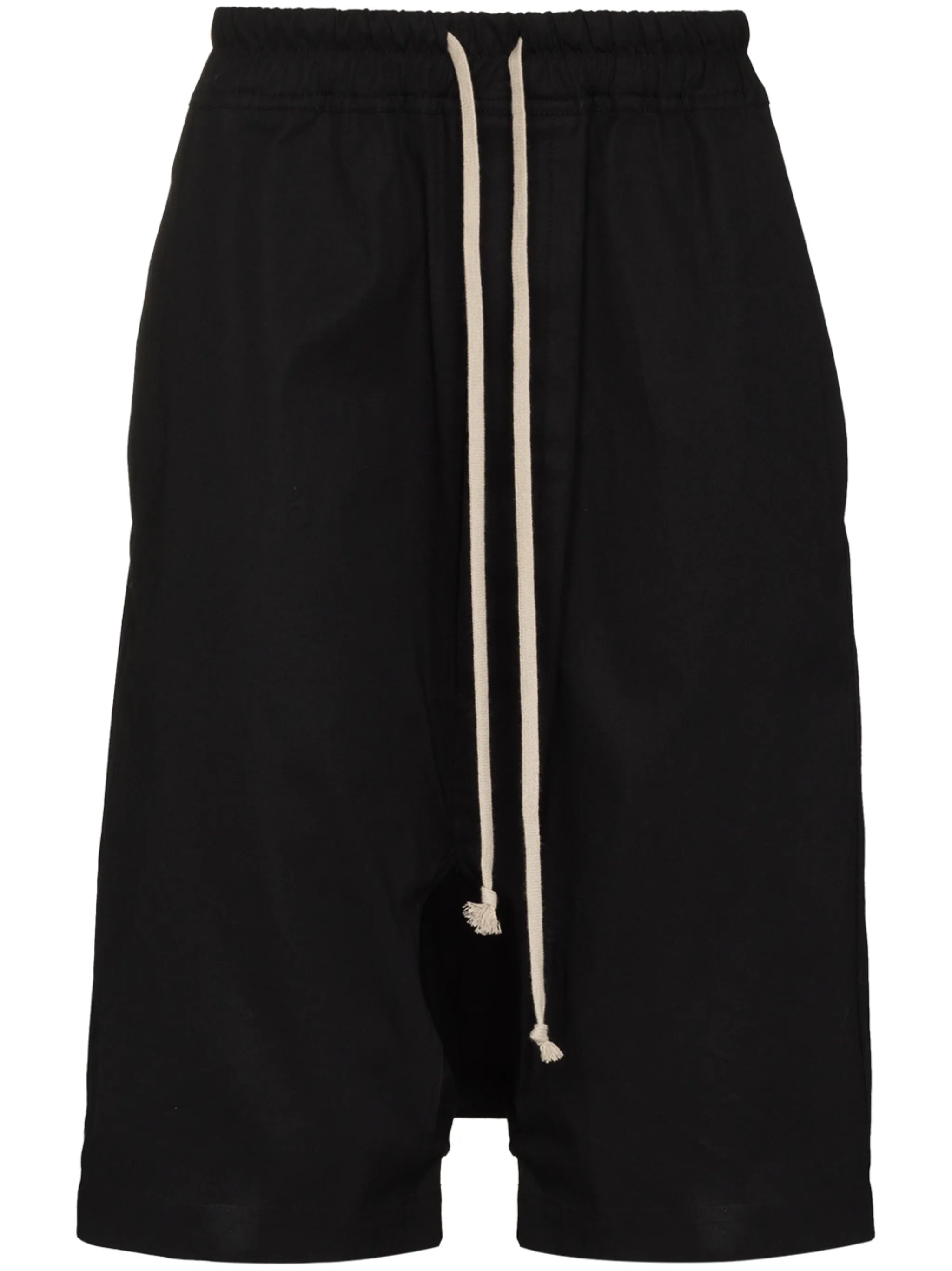 Pod drop-crotch track shorts