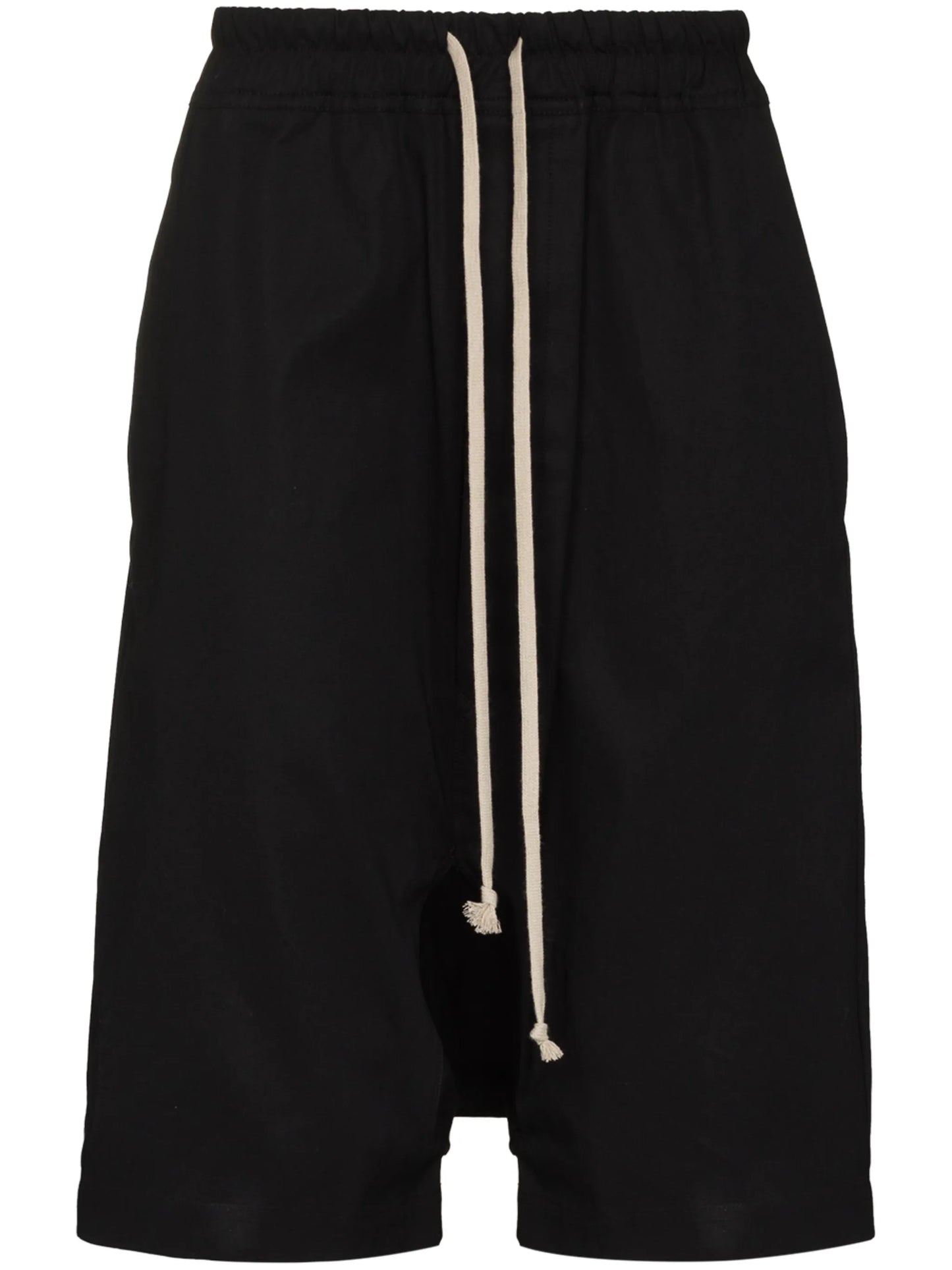 Pod drop-crotch track shorts