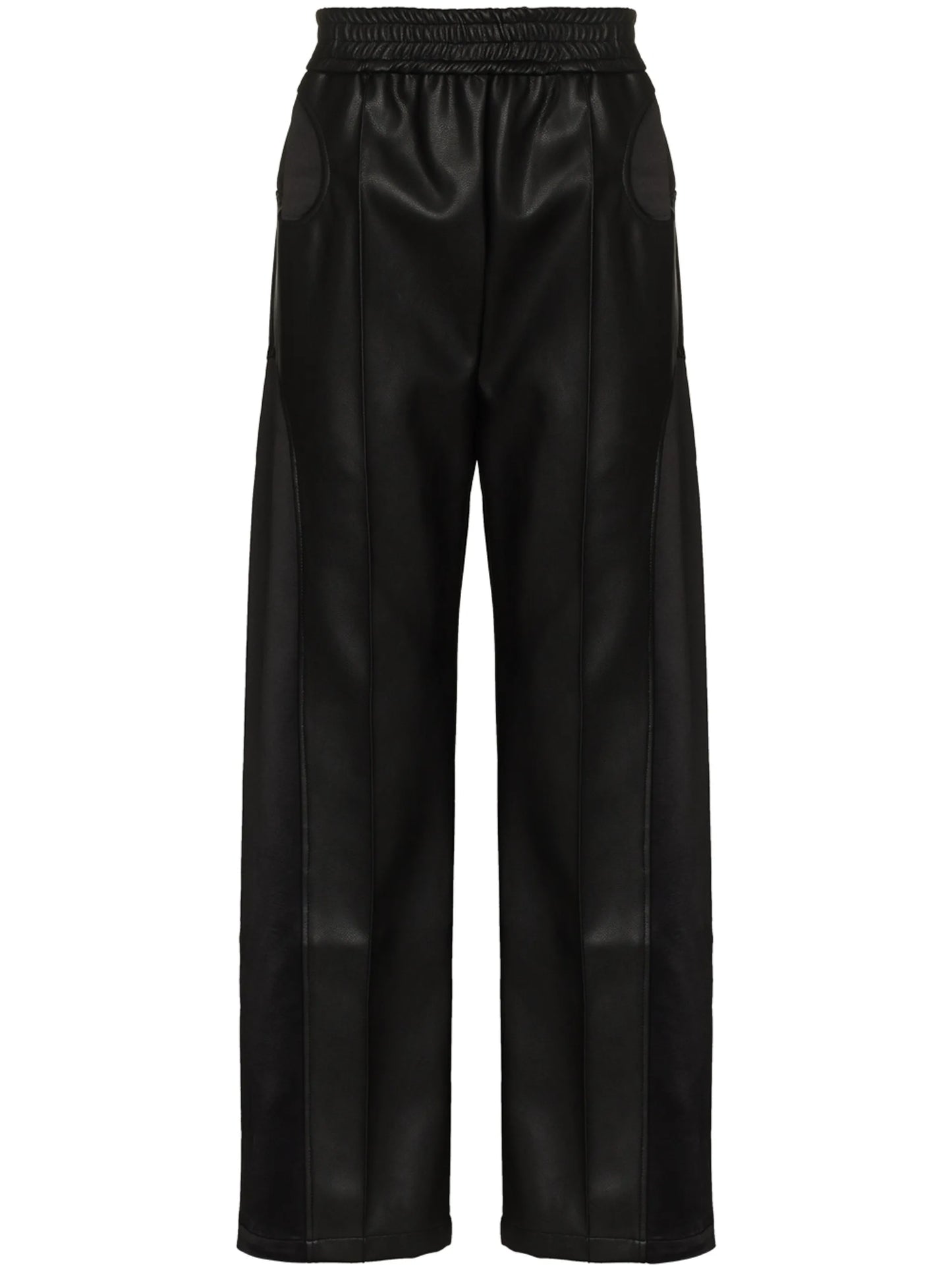 Akron loose-fit faux leather trousers