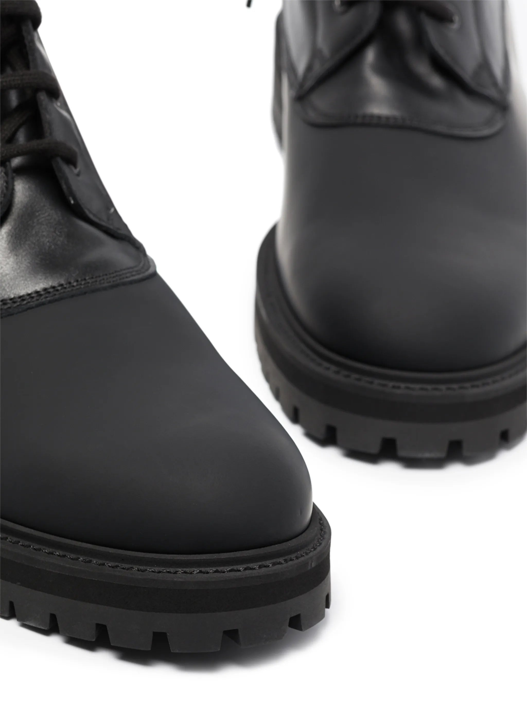 technical lace-up combat boots