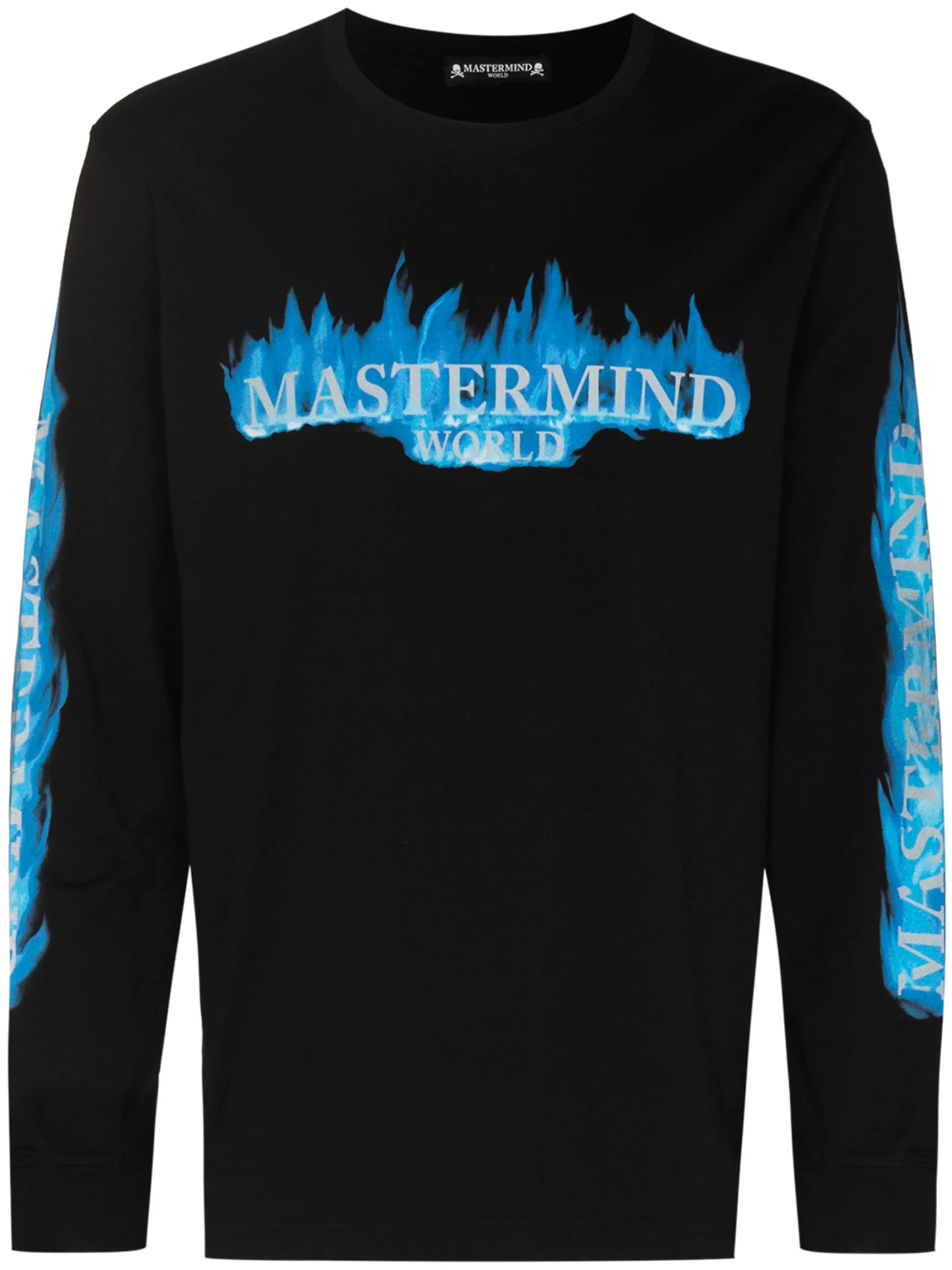 flame logo-print long-sleeve T-shirt