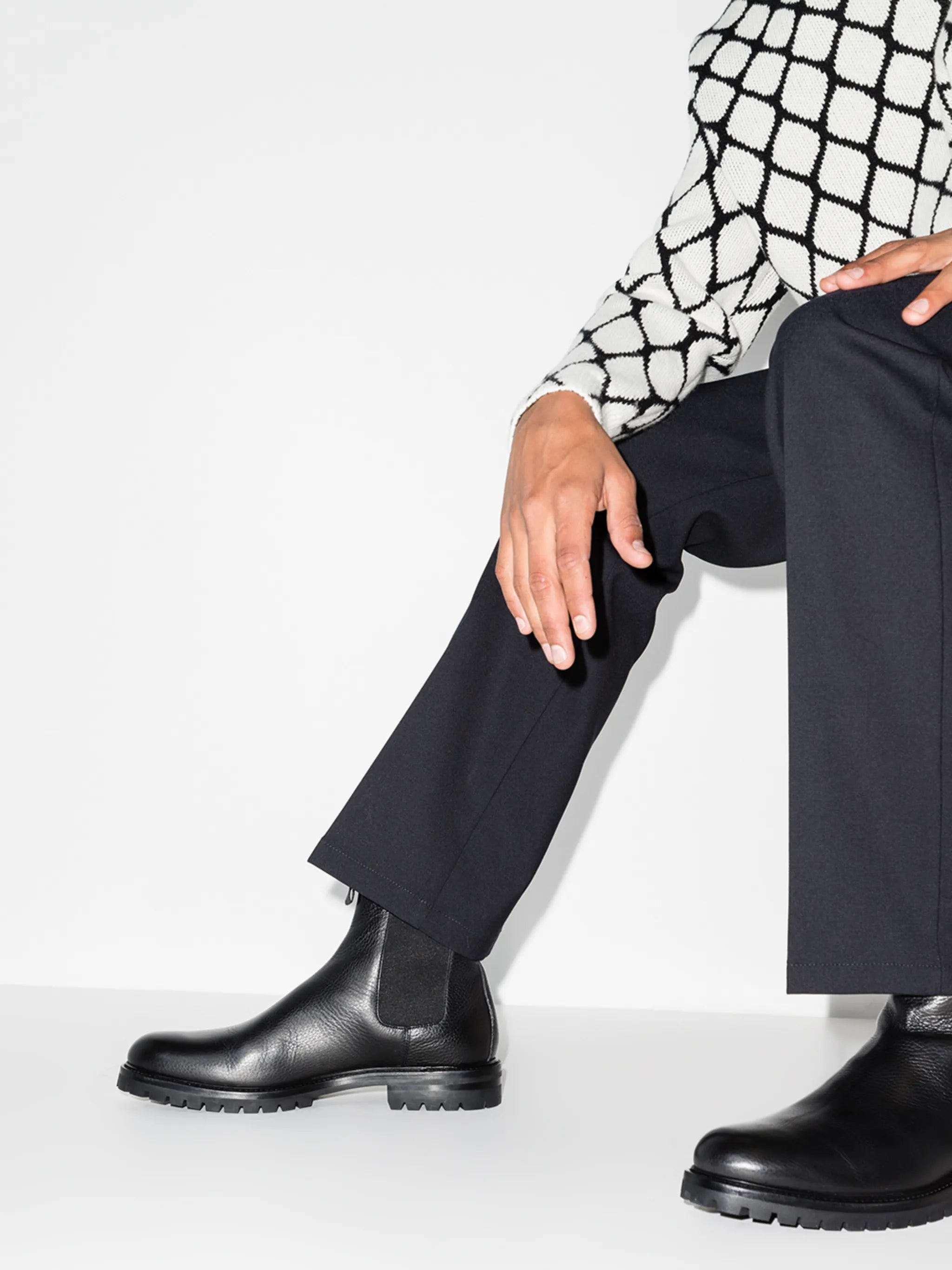 Winter chelsea boots