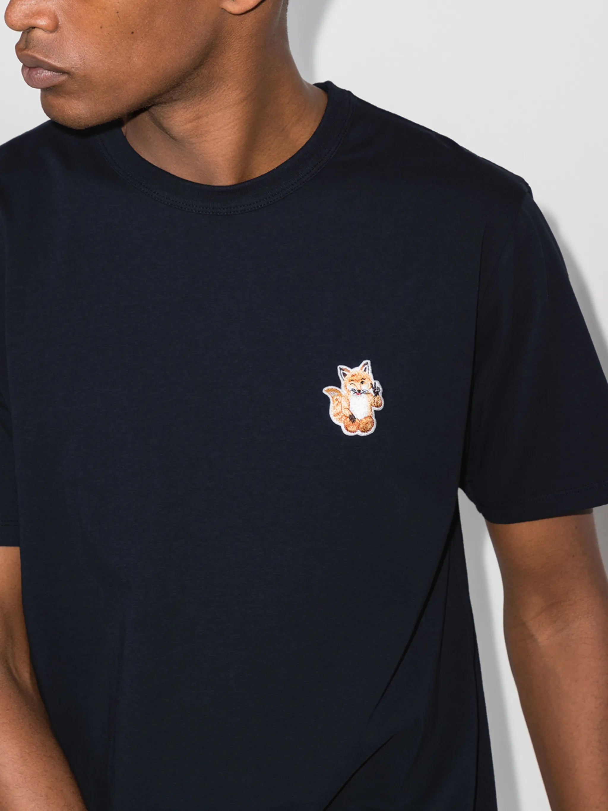 small Fox patch T-shirt